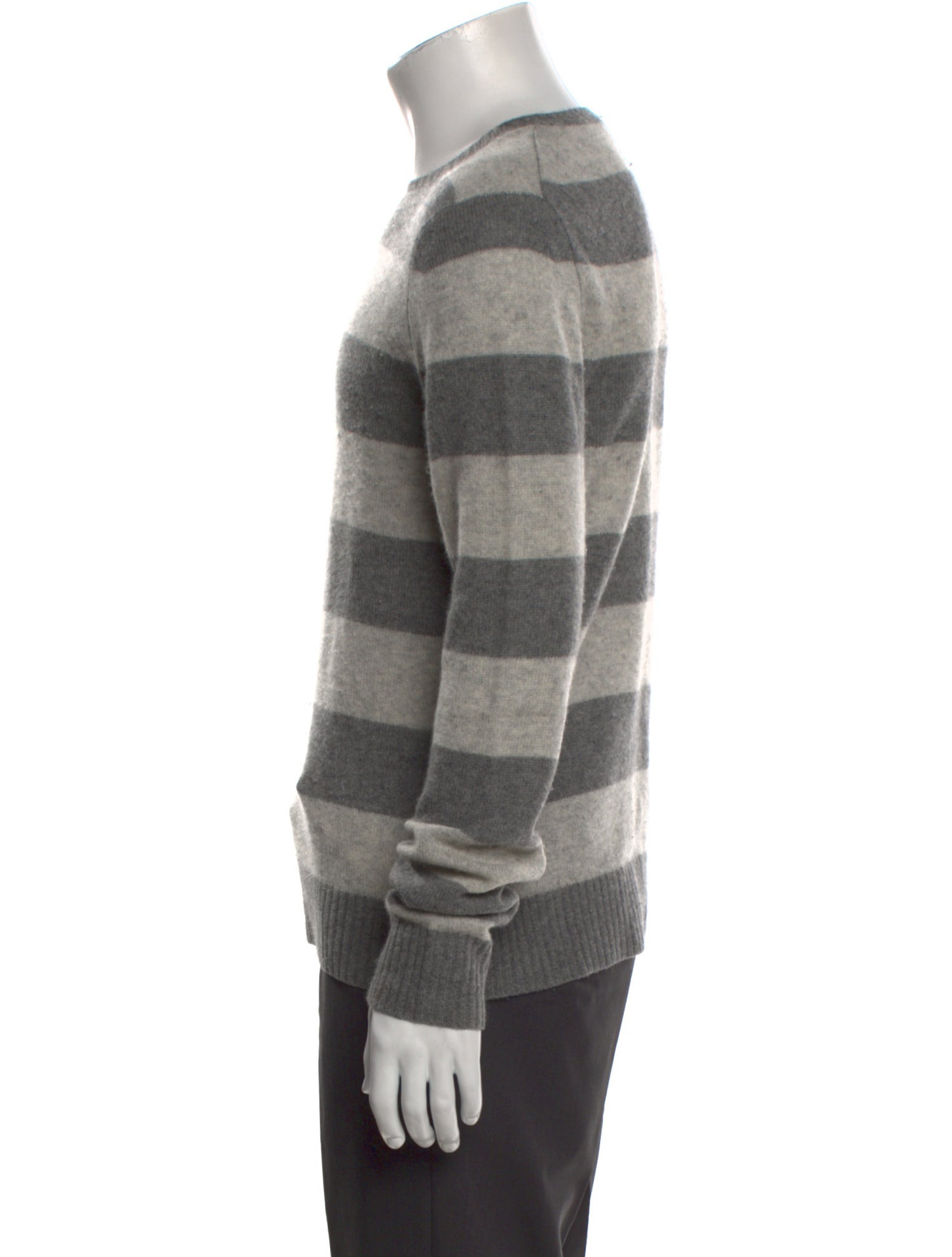 Theory Cashmere Striped Pullover