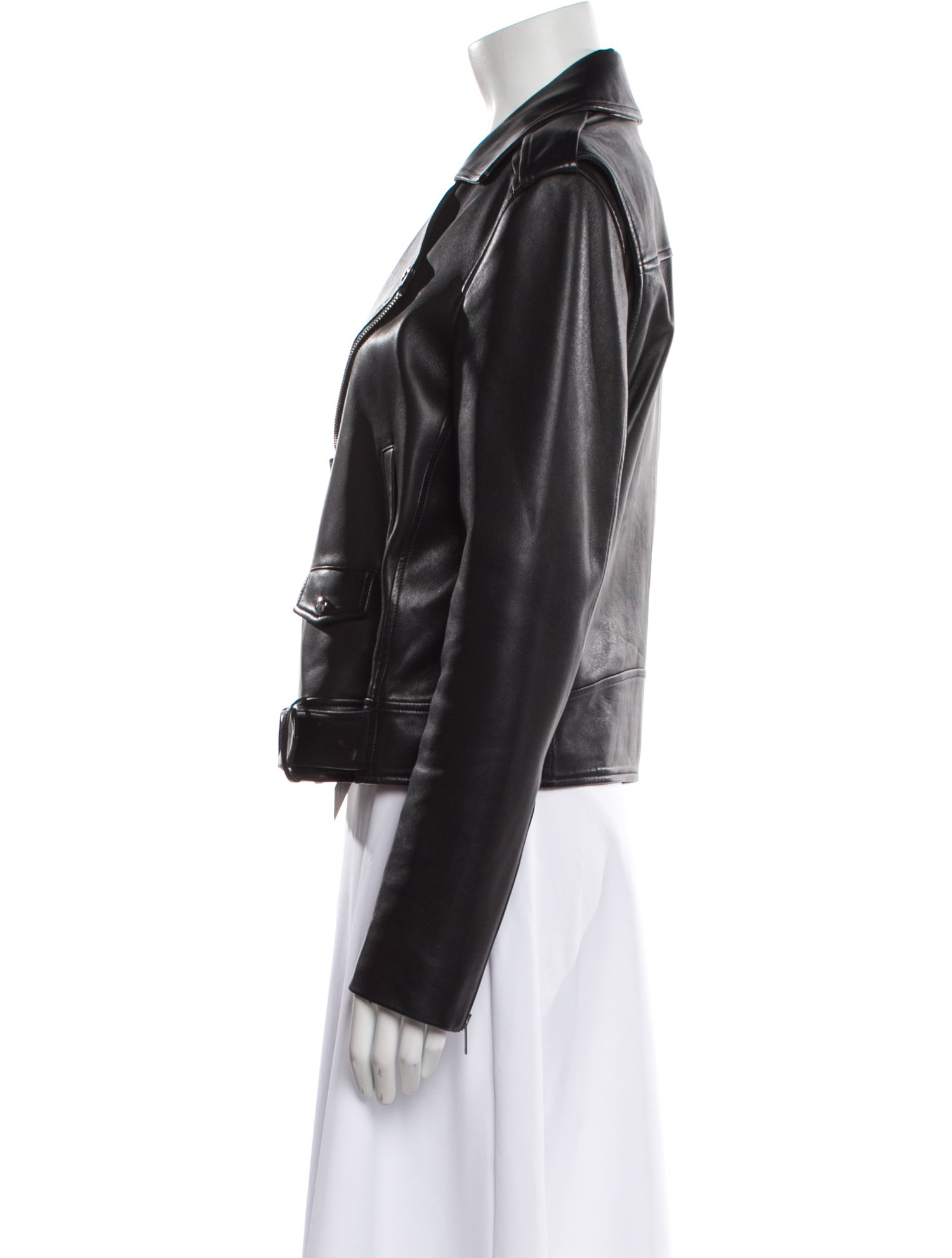Theory Leather Biker Jacket