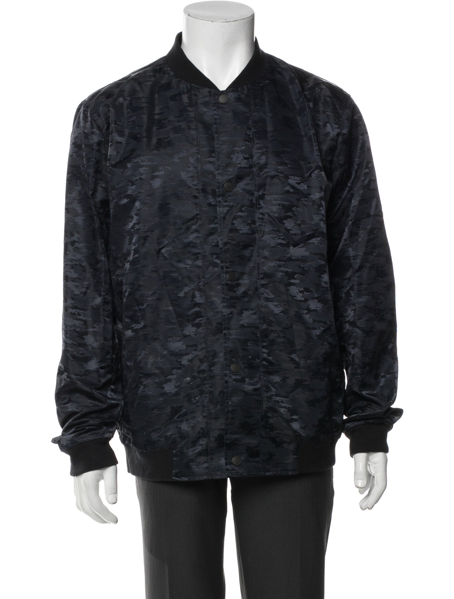 Theory Camouflage Print Bomber Jacket