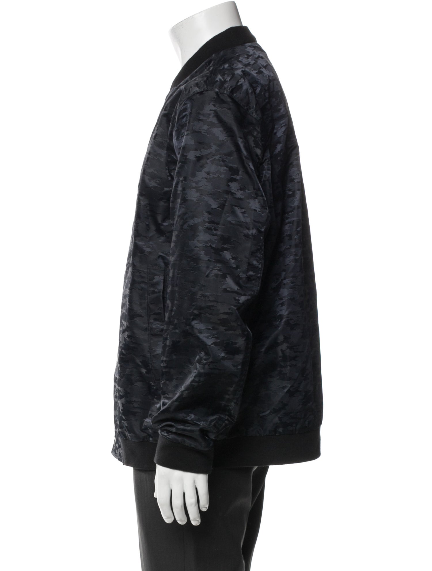 Theory Camouflage Print Bomber Jacket