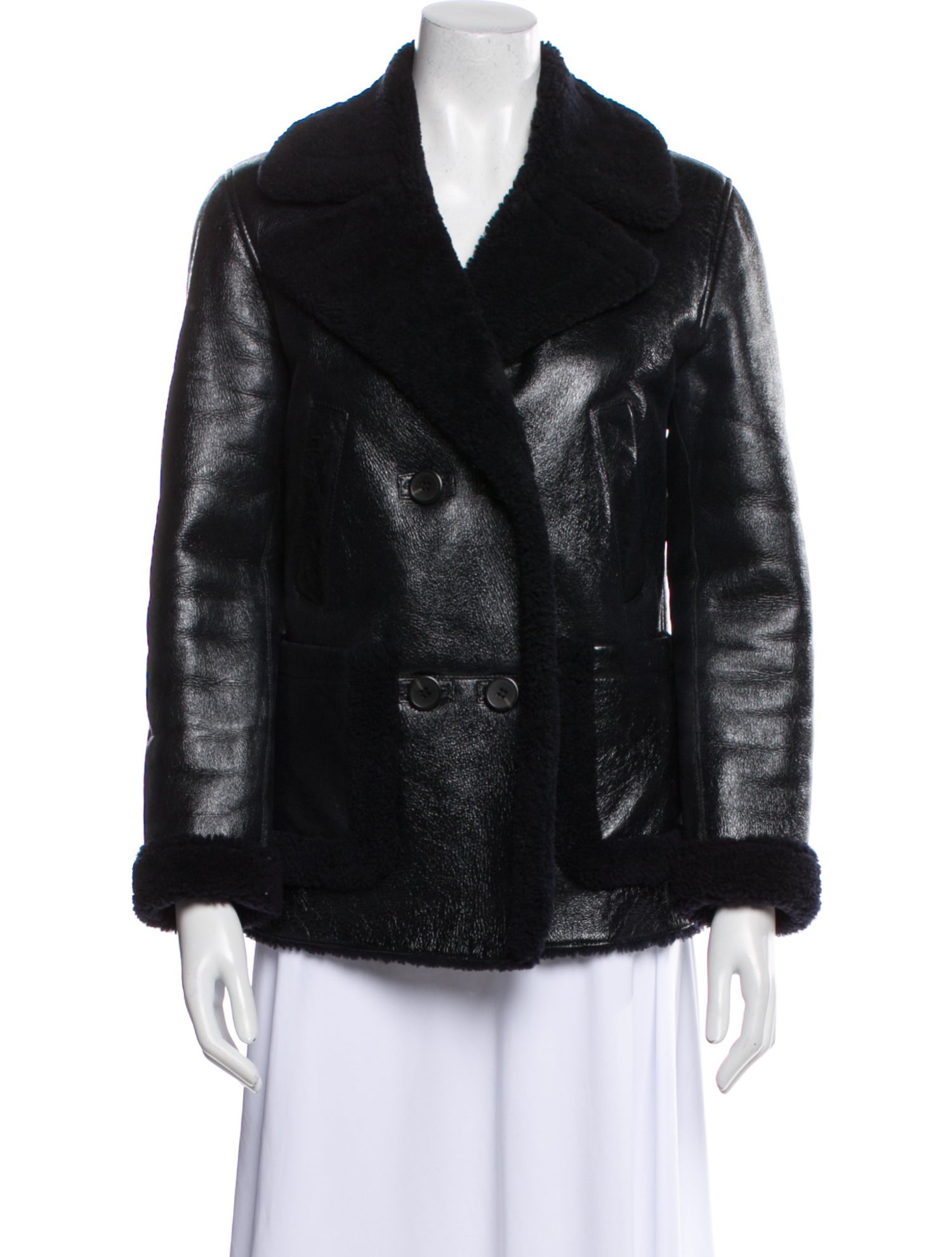 Theory Shearling Fur Coat