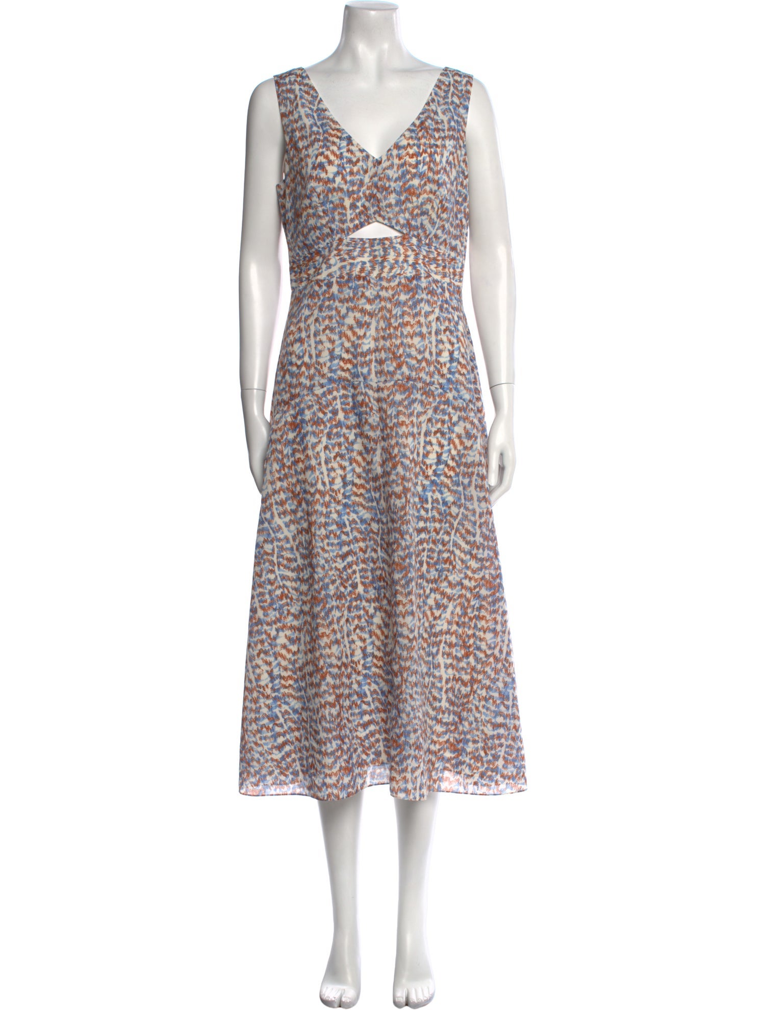 Theory Printed Long Dress