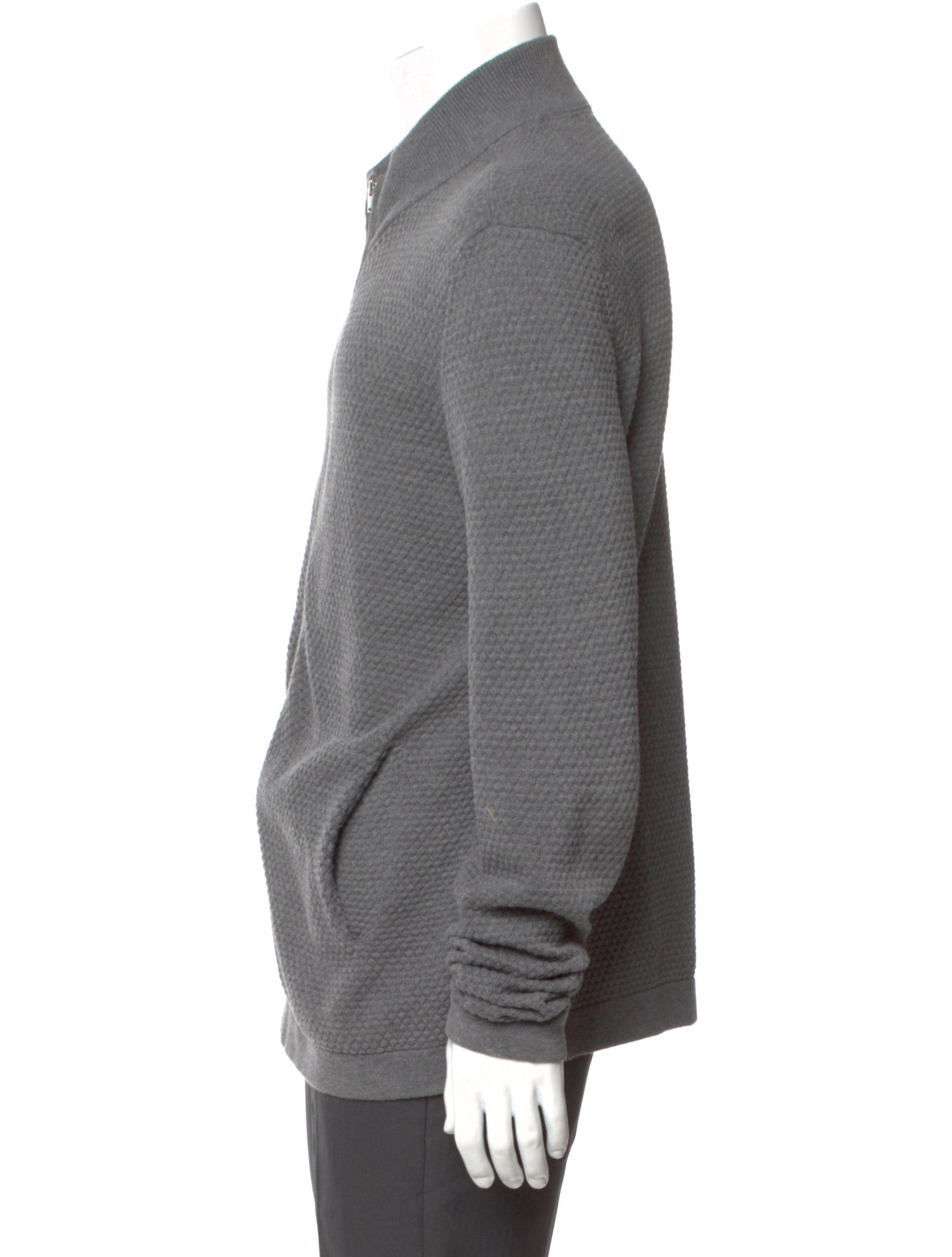 Theory Mock Neck Long Sleeve Cardigan