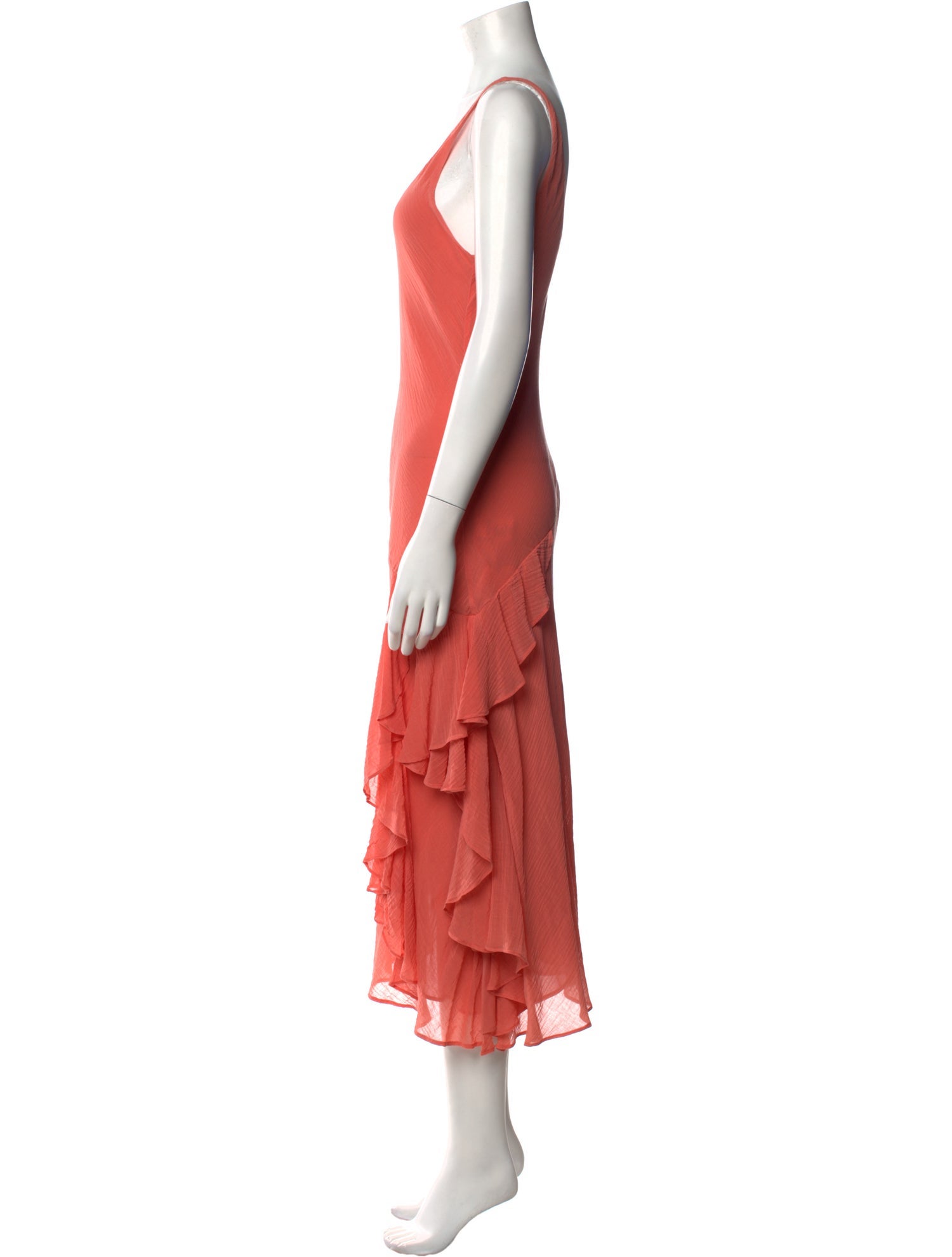 Theory V-Neck Midi Length Dress