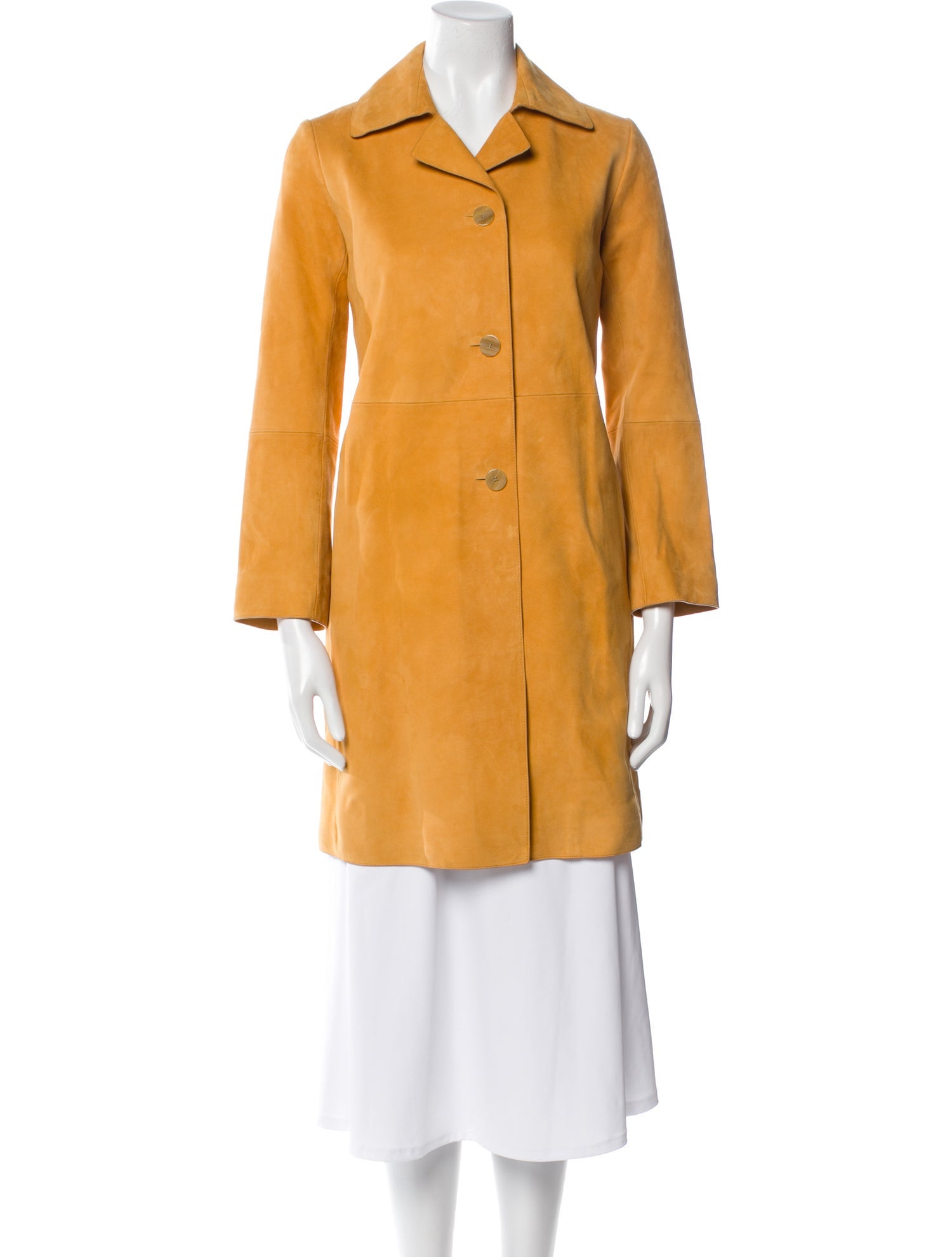 Theory Lamb Leather Faux Fur Coat w/ Tags