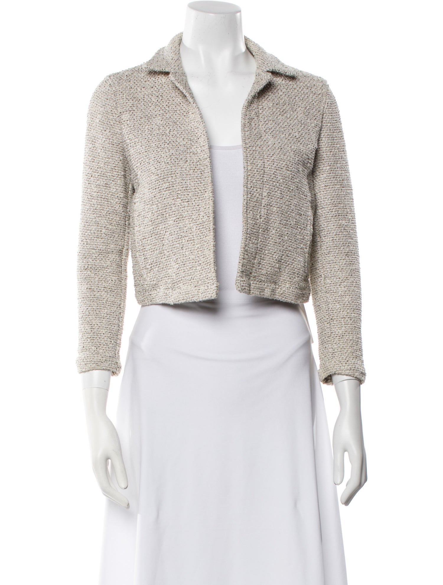 Theory Tweed Pattern Bolero