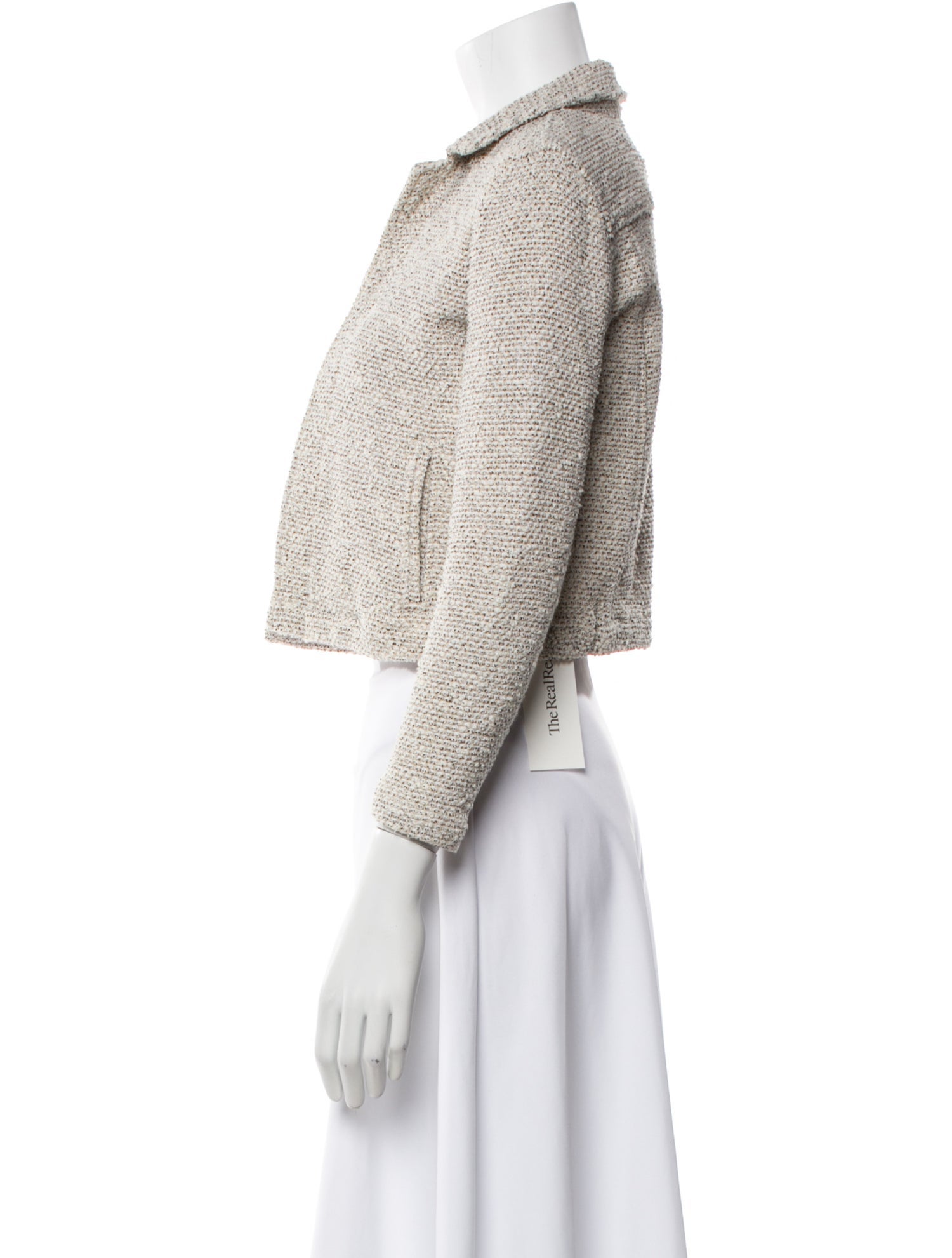 Theory Tweed Pattern Bolero