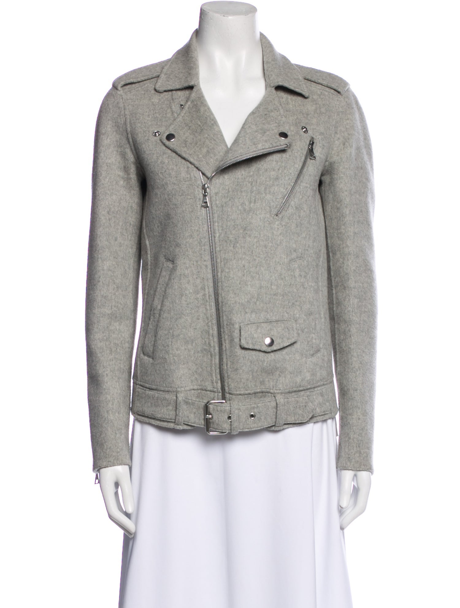 Theory Wool Biker Jacket