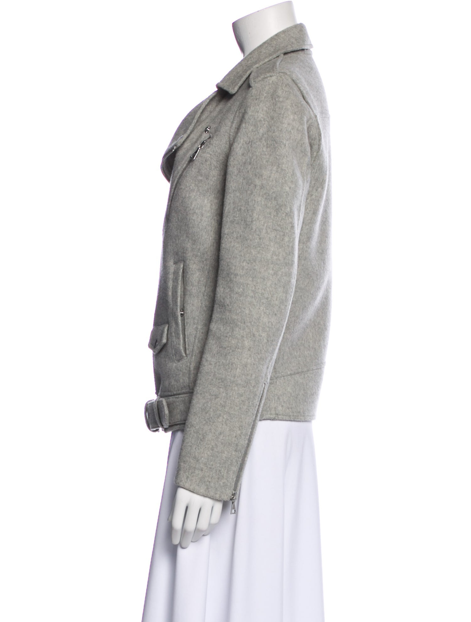 Theory Wool Biker Jacket