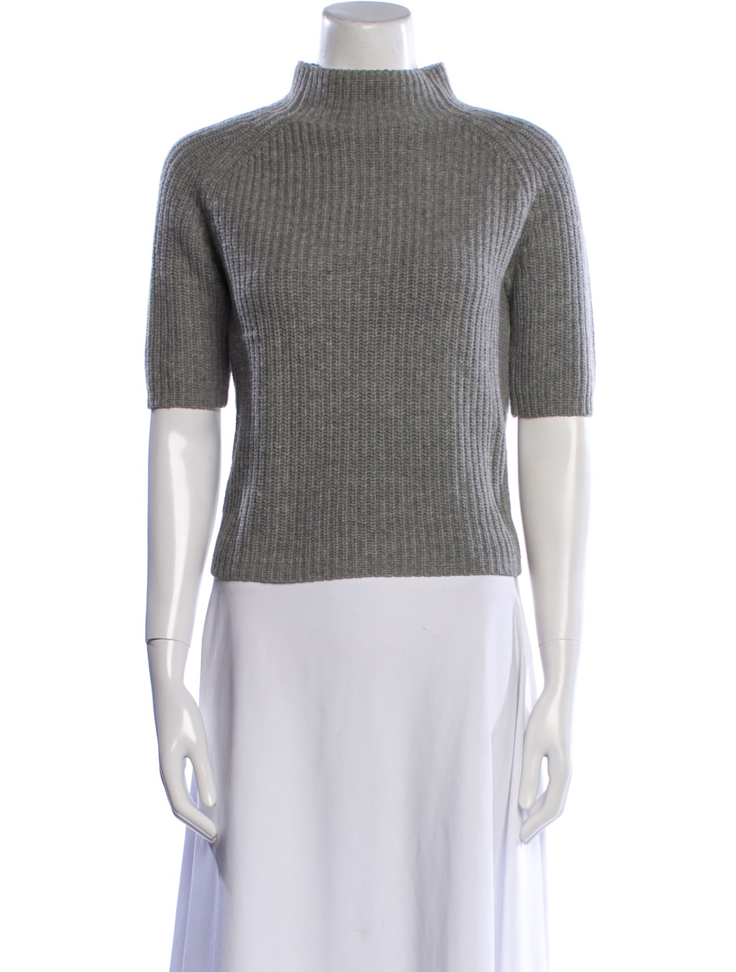 Theory Wool Mock Neck Sweater