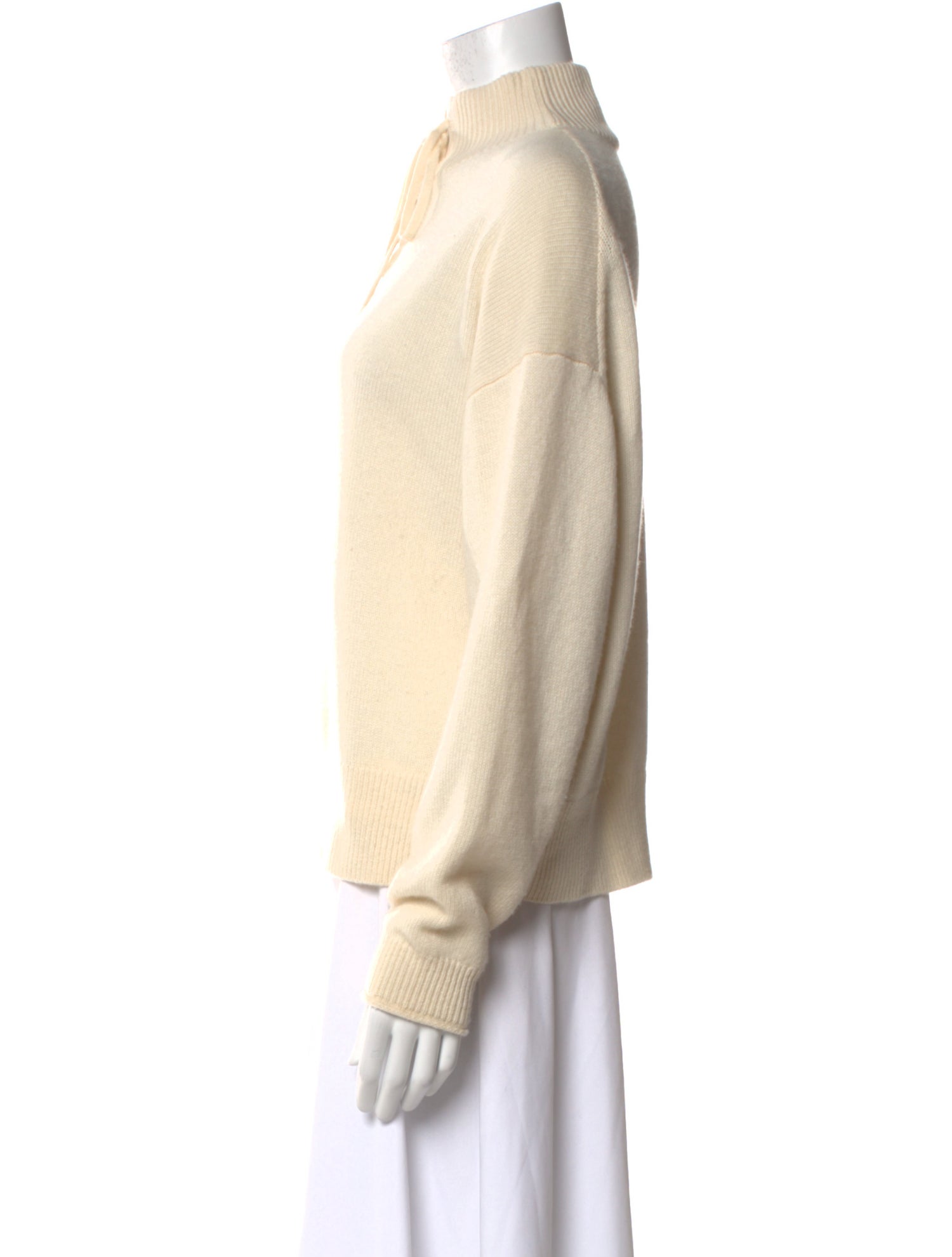 Theory Cashmere Mock Neck Sweater