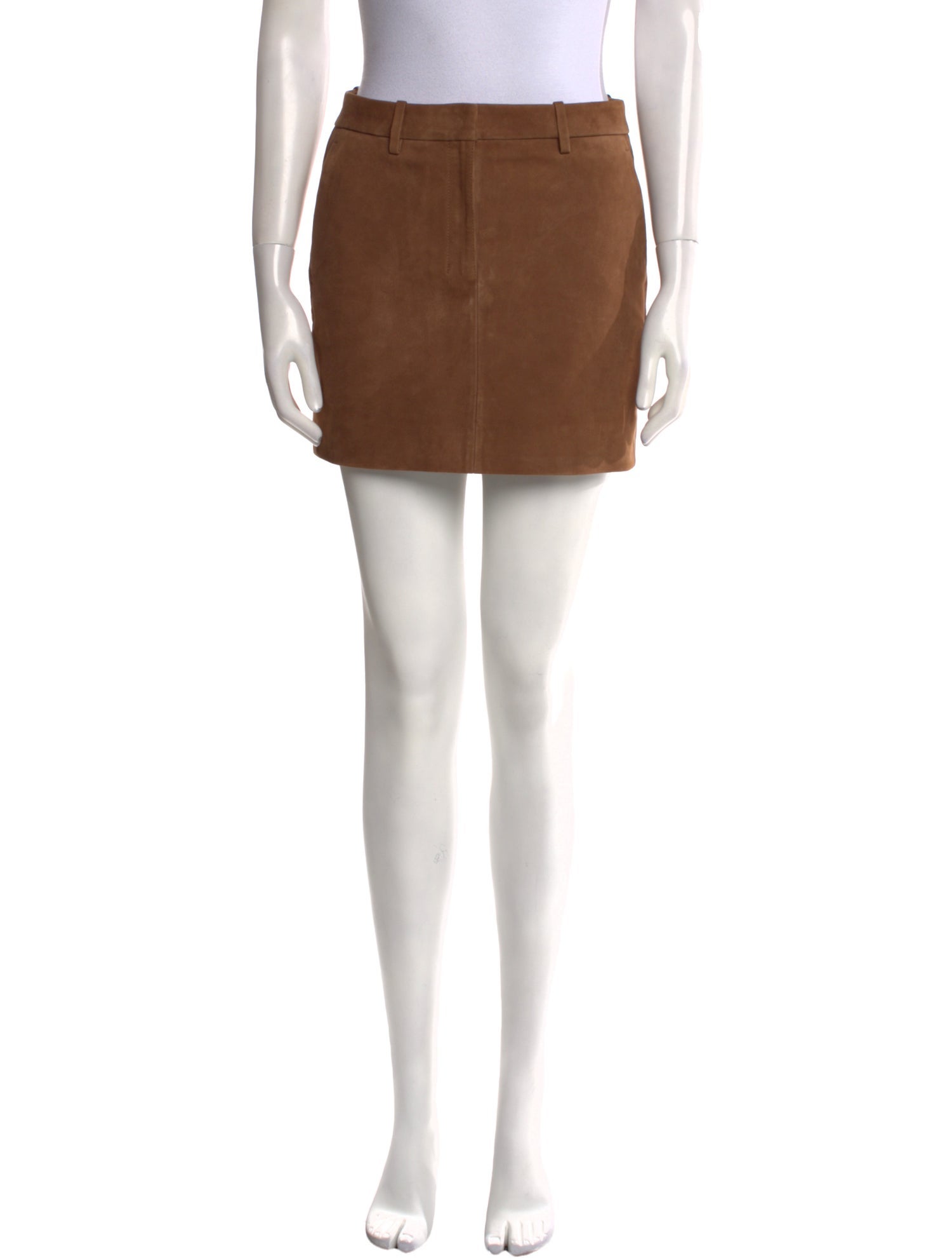 Theory Suede Mini Skirt