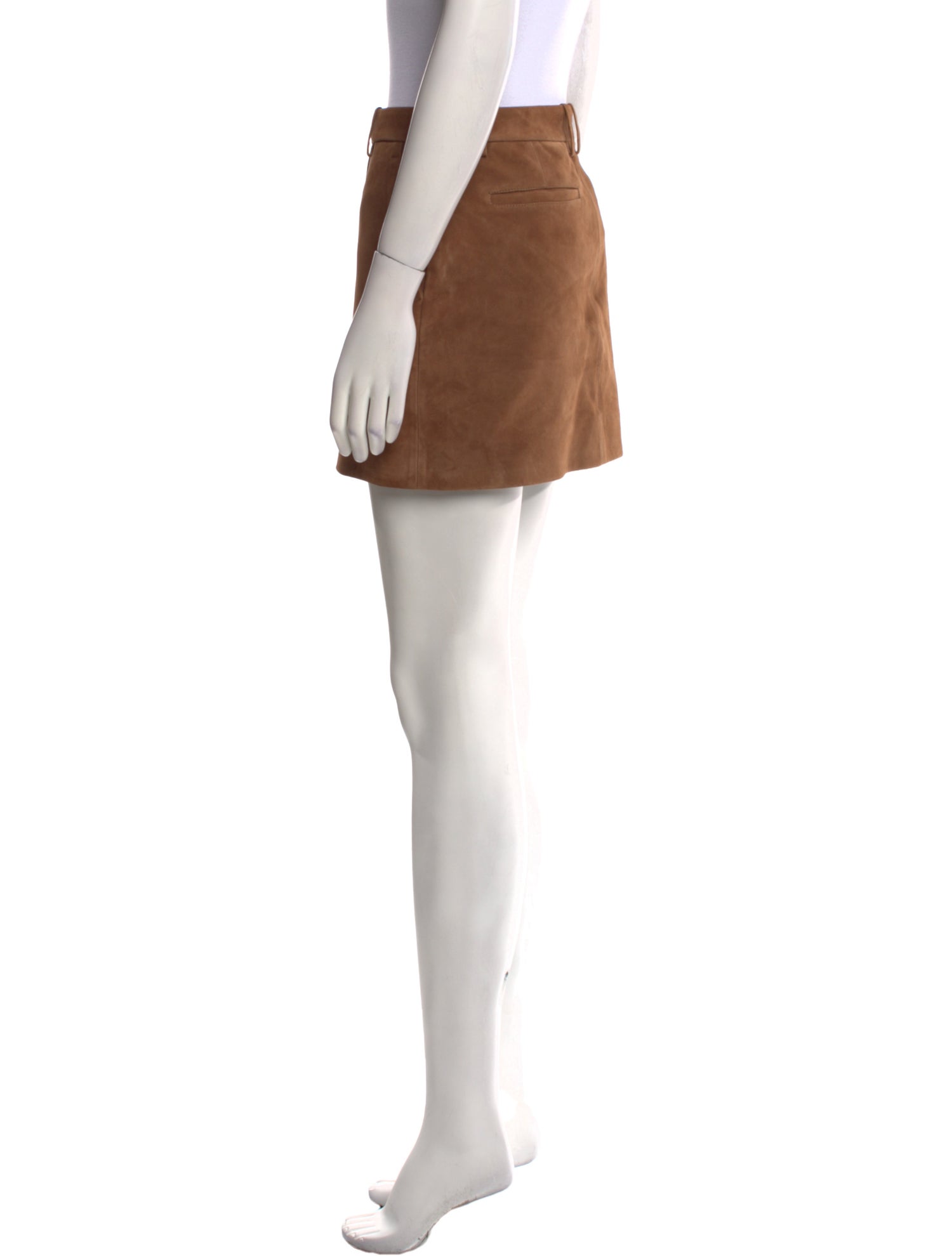 Theory Suede Mini Skirt