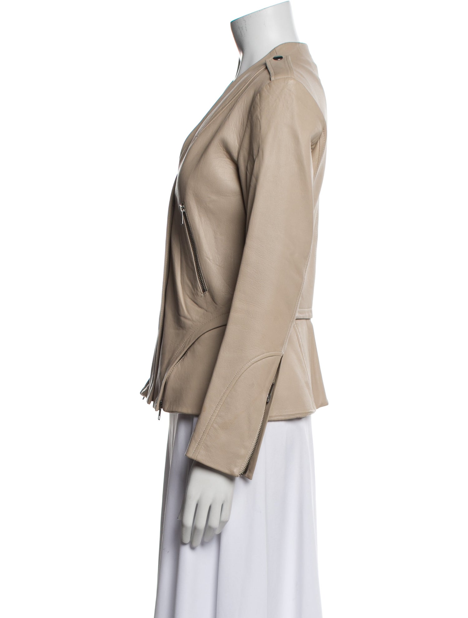 Theory Lamb Leather Biker Jacket