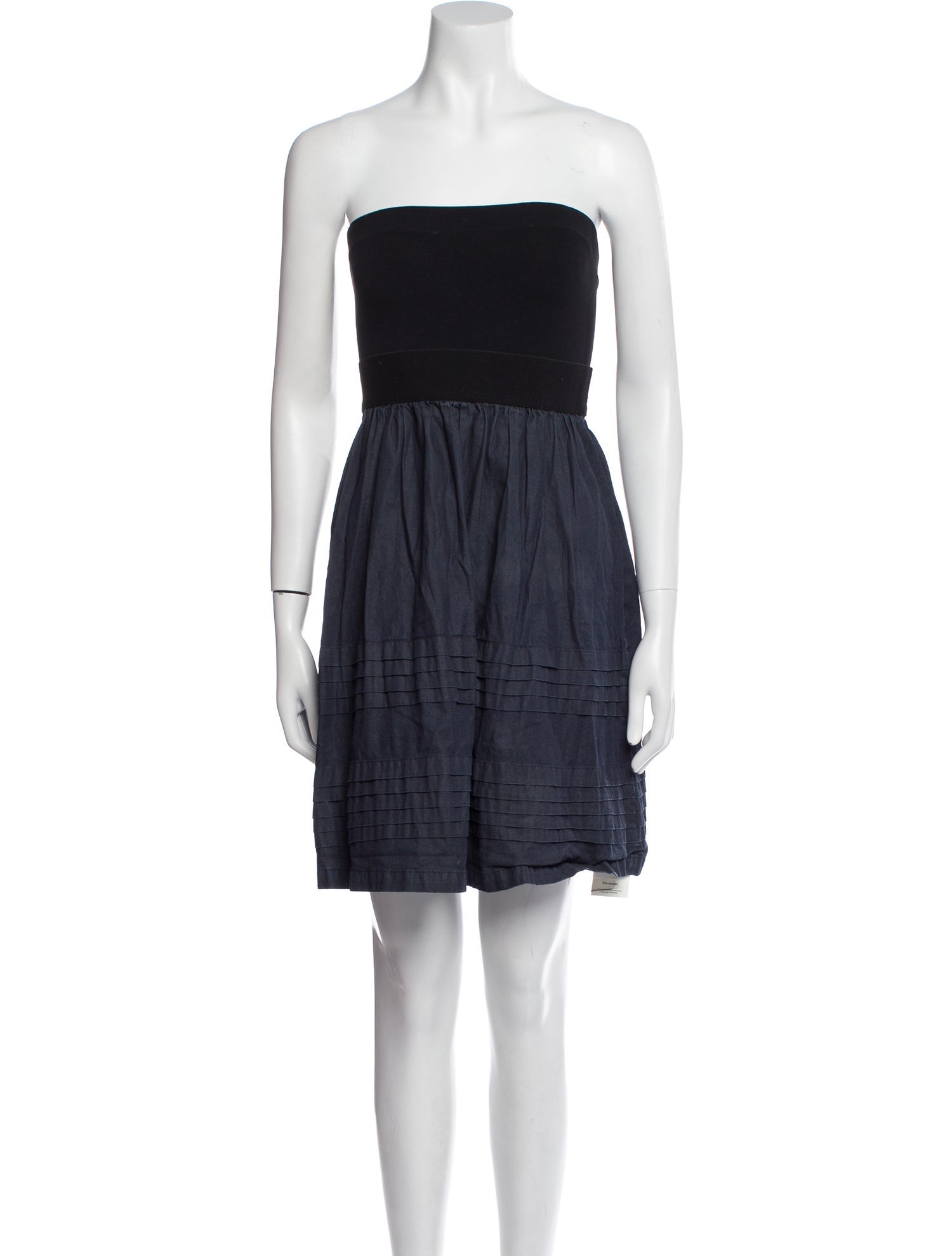 Theory Strapless Mini Dress