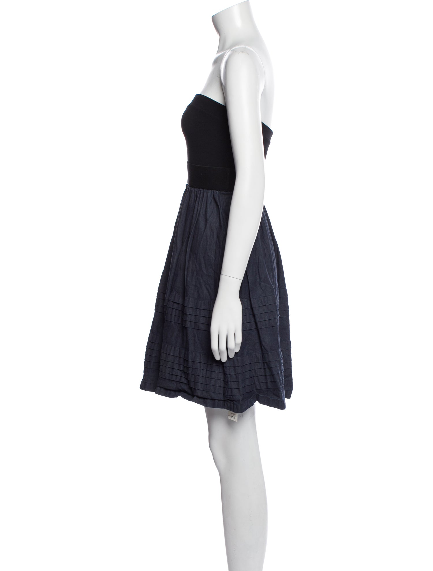 Theory Strapless Mini Dress