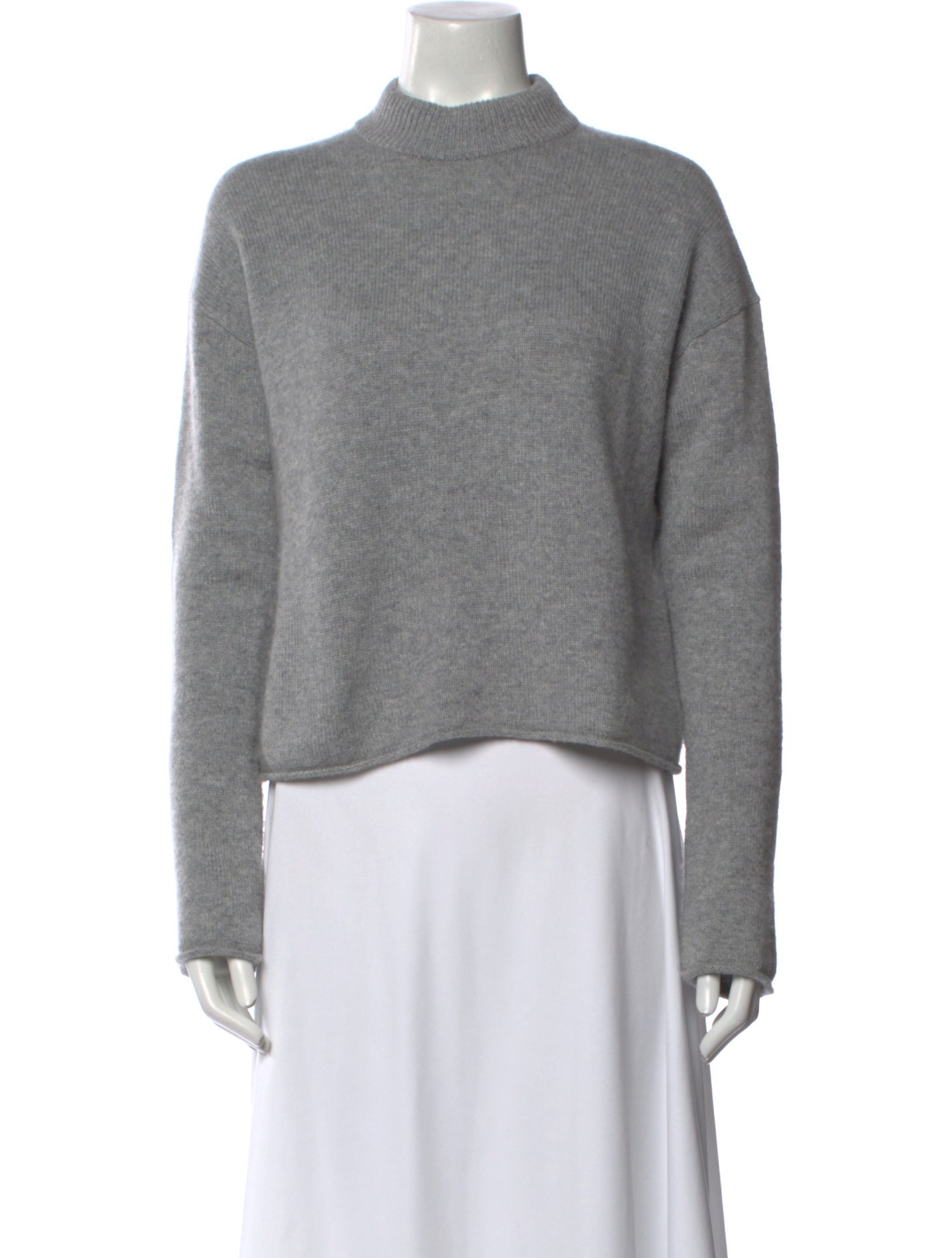 Theory Cashmere Mock Neck Sweater