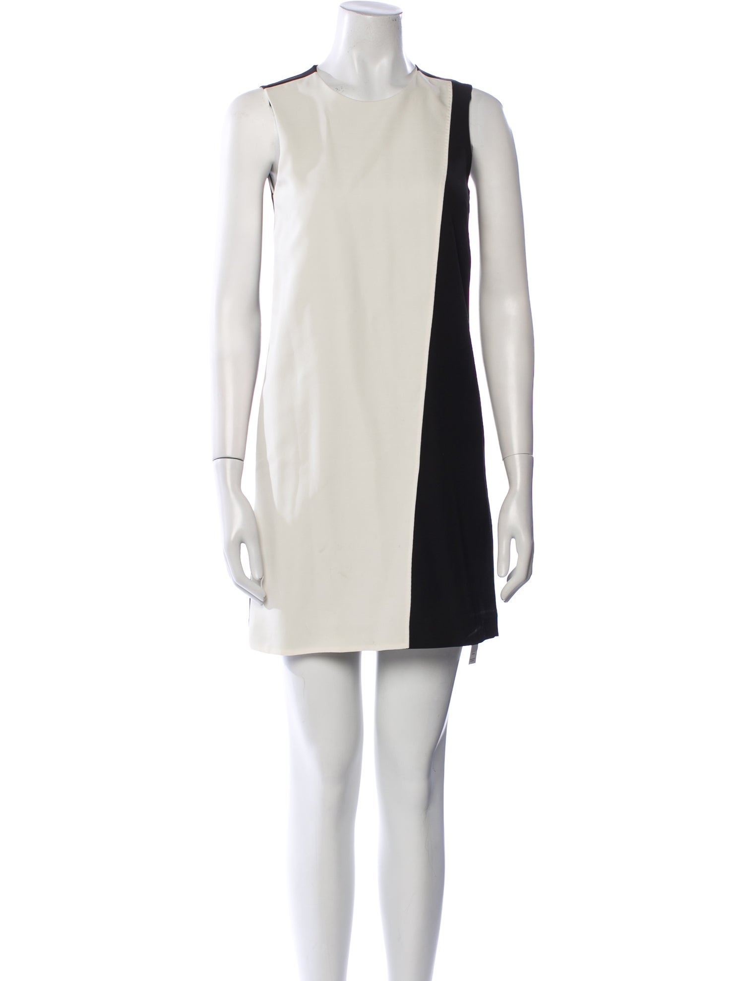 Theory Colorblock Pattern Mini Dress