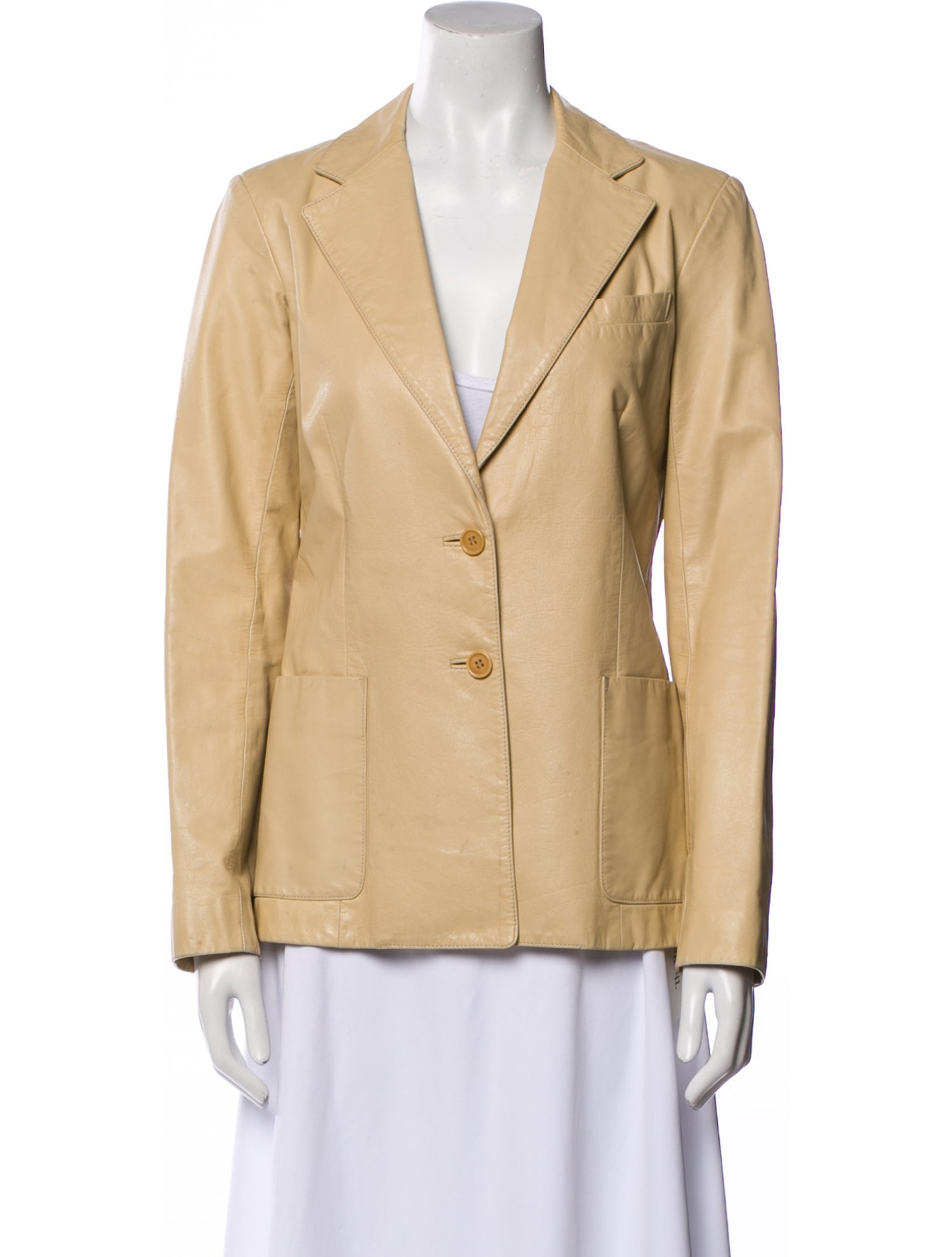 Theory Leather Blazer