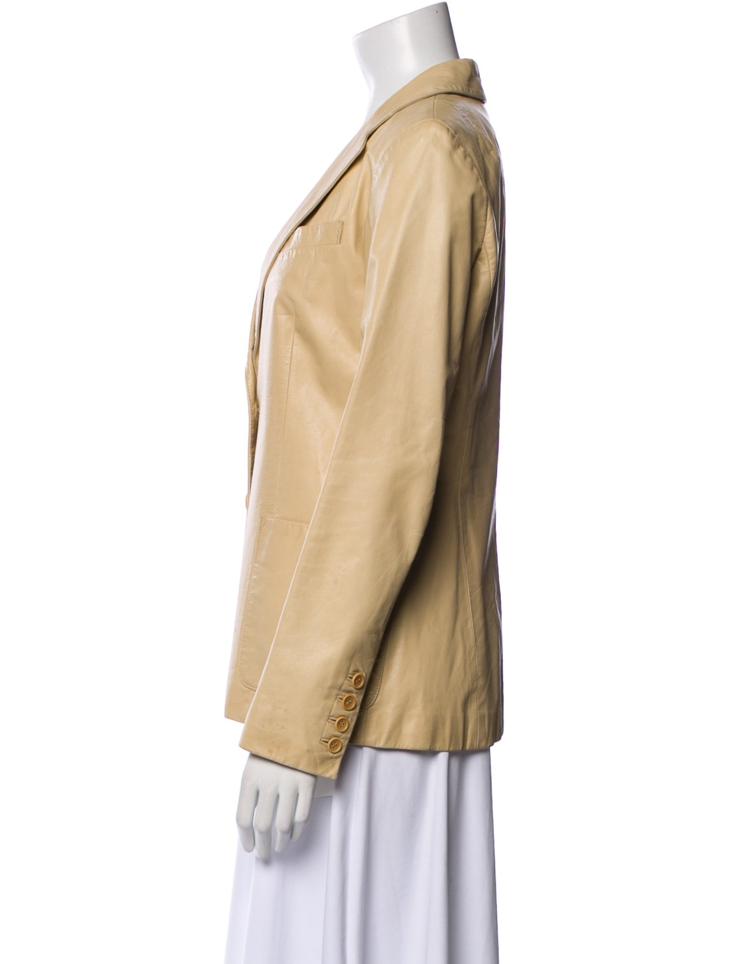 Theory Leather Blazer