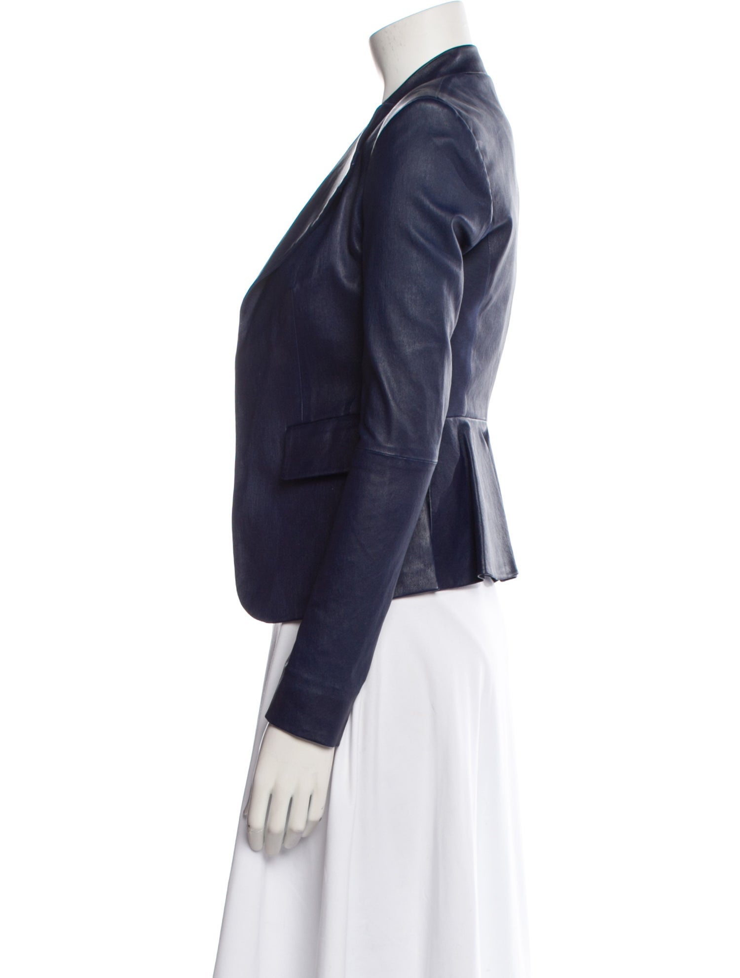 Theory Leather Blazer