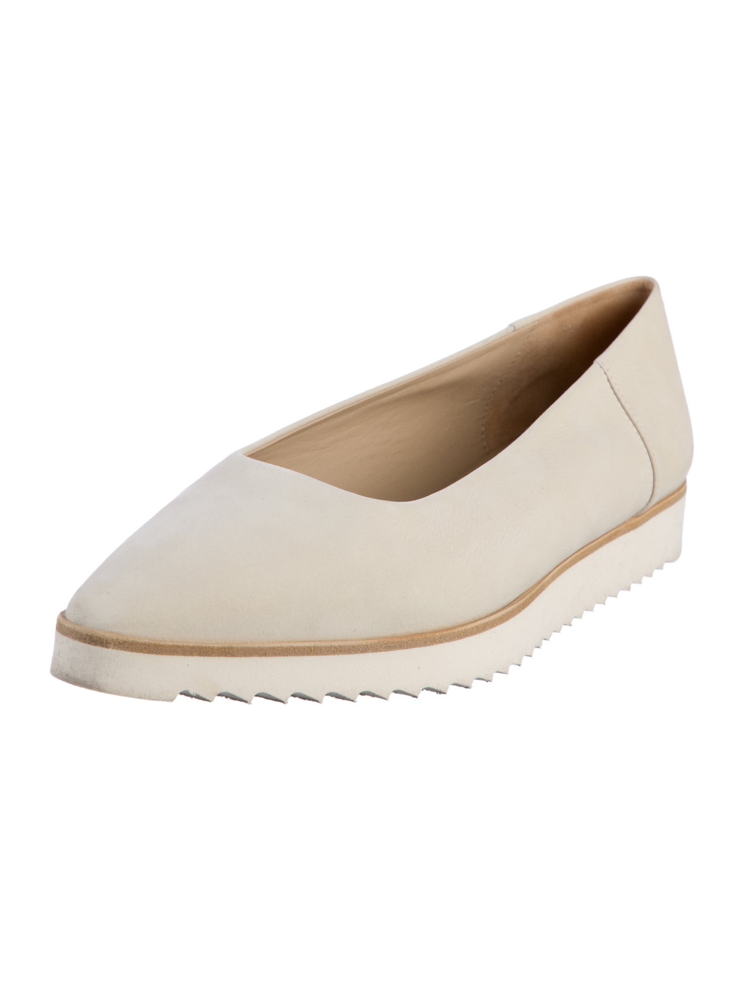 Theory Leather Ballet Flats