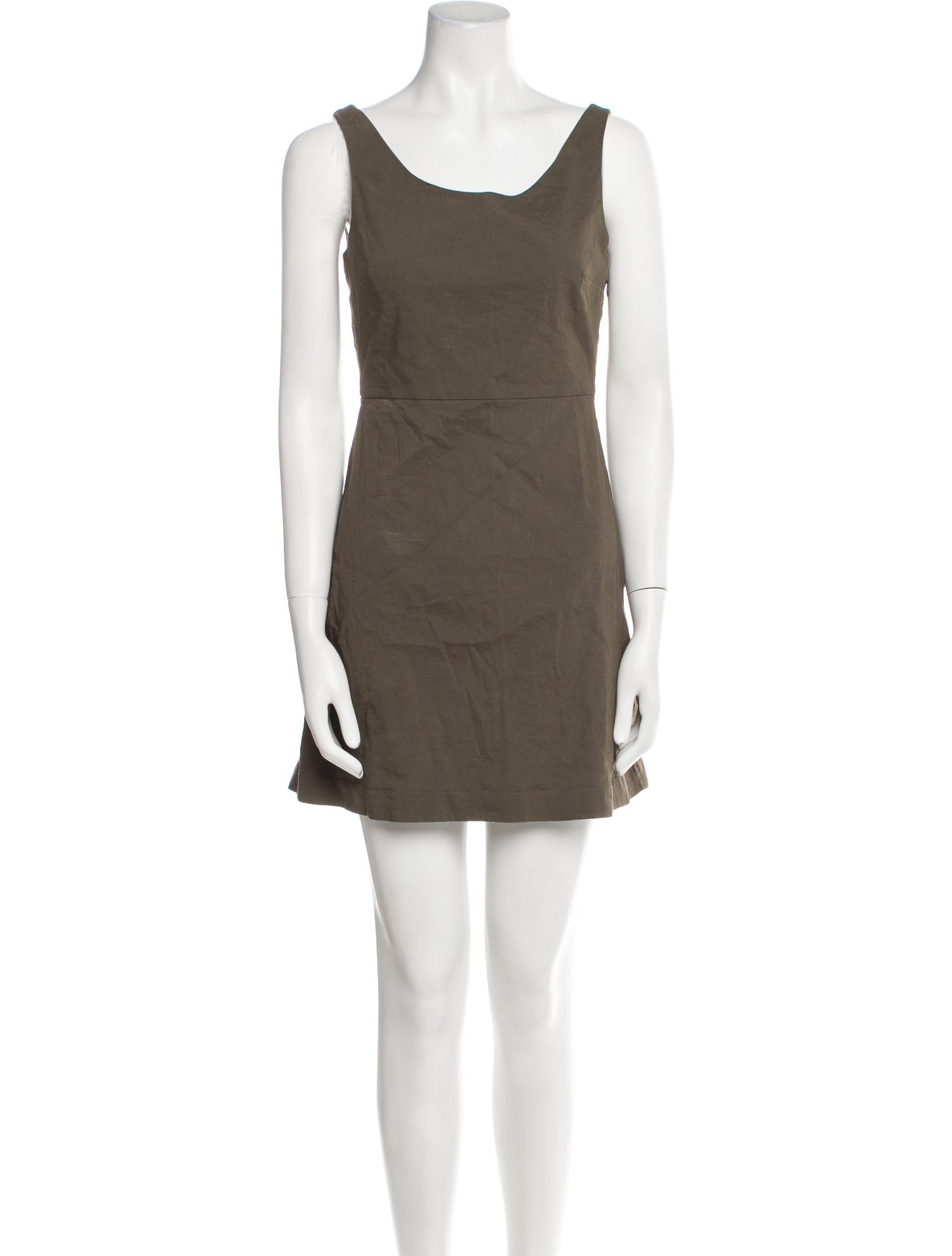 Theory Scoop Neck Mini Dress