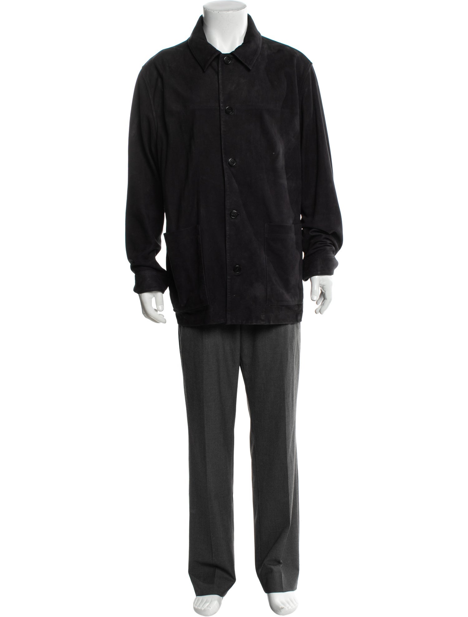 Theory Leather Trench Coat