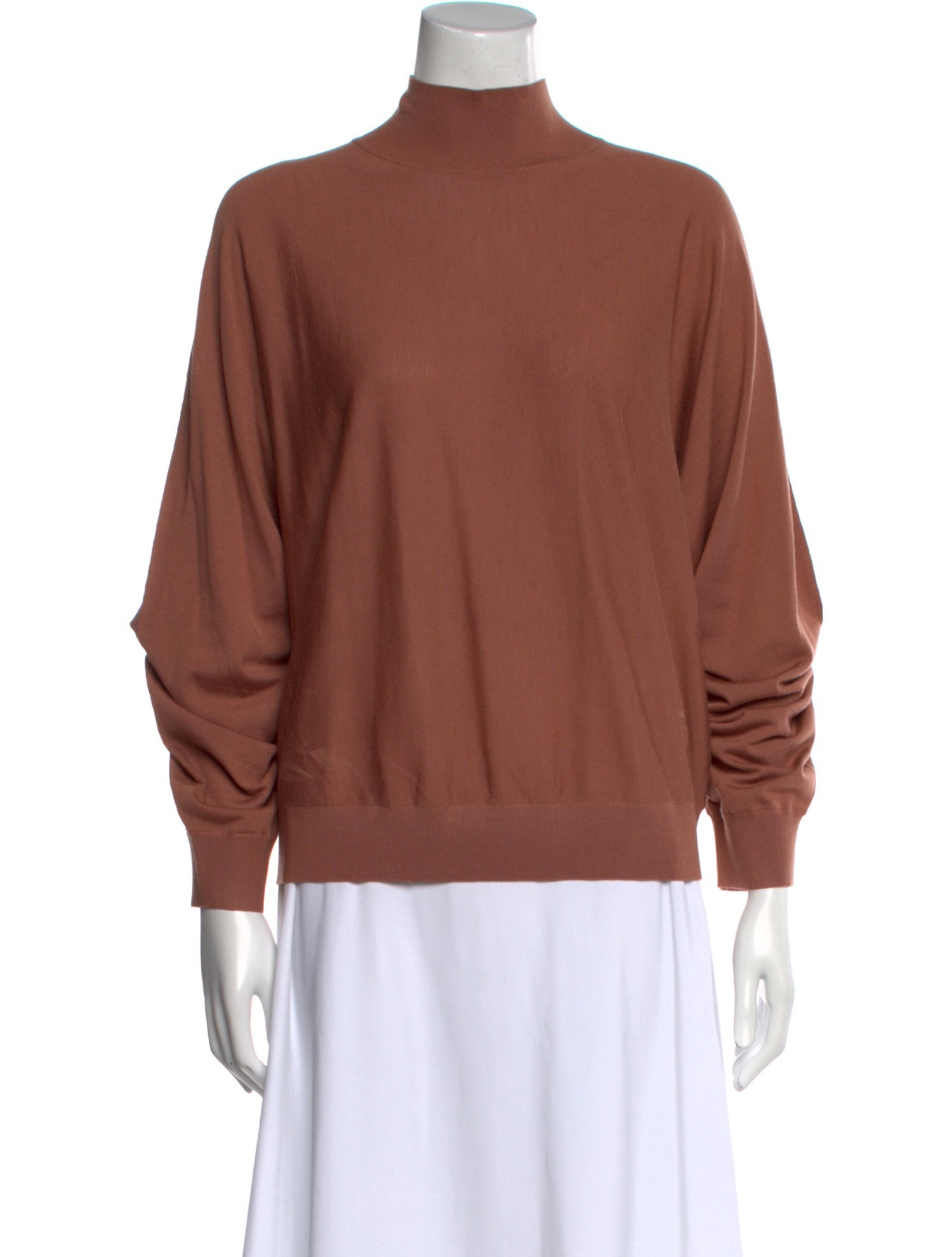 Theory Wool Mock Neck Sweater