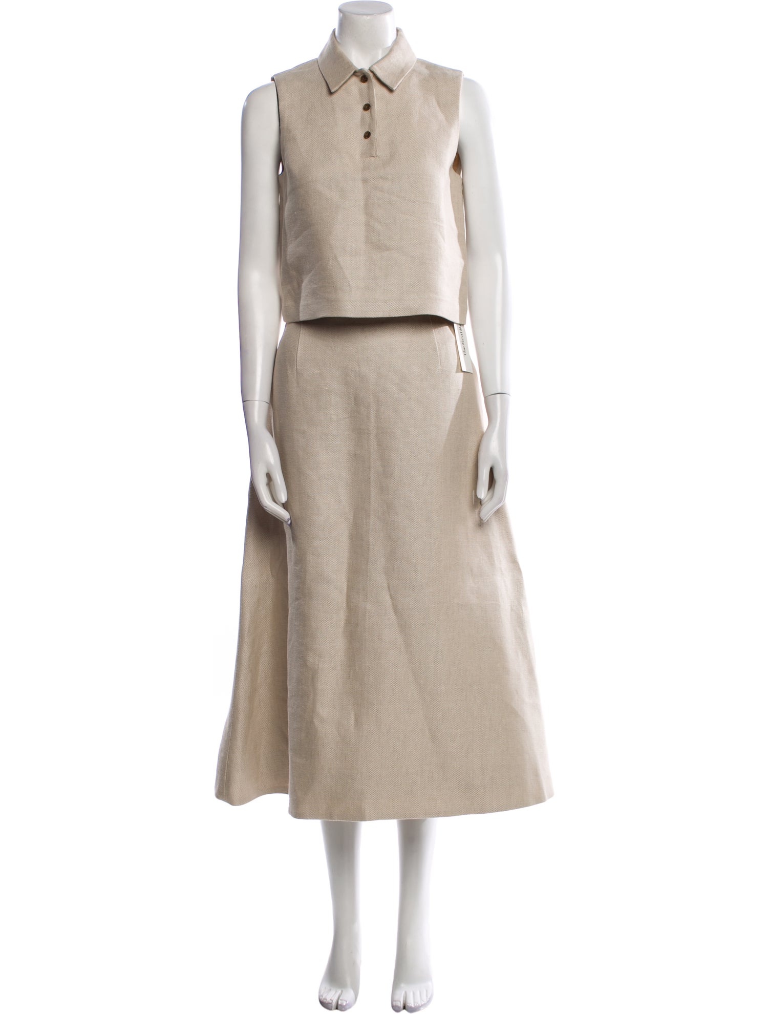 Theory Linen Skirt Set