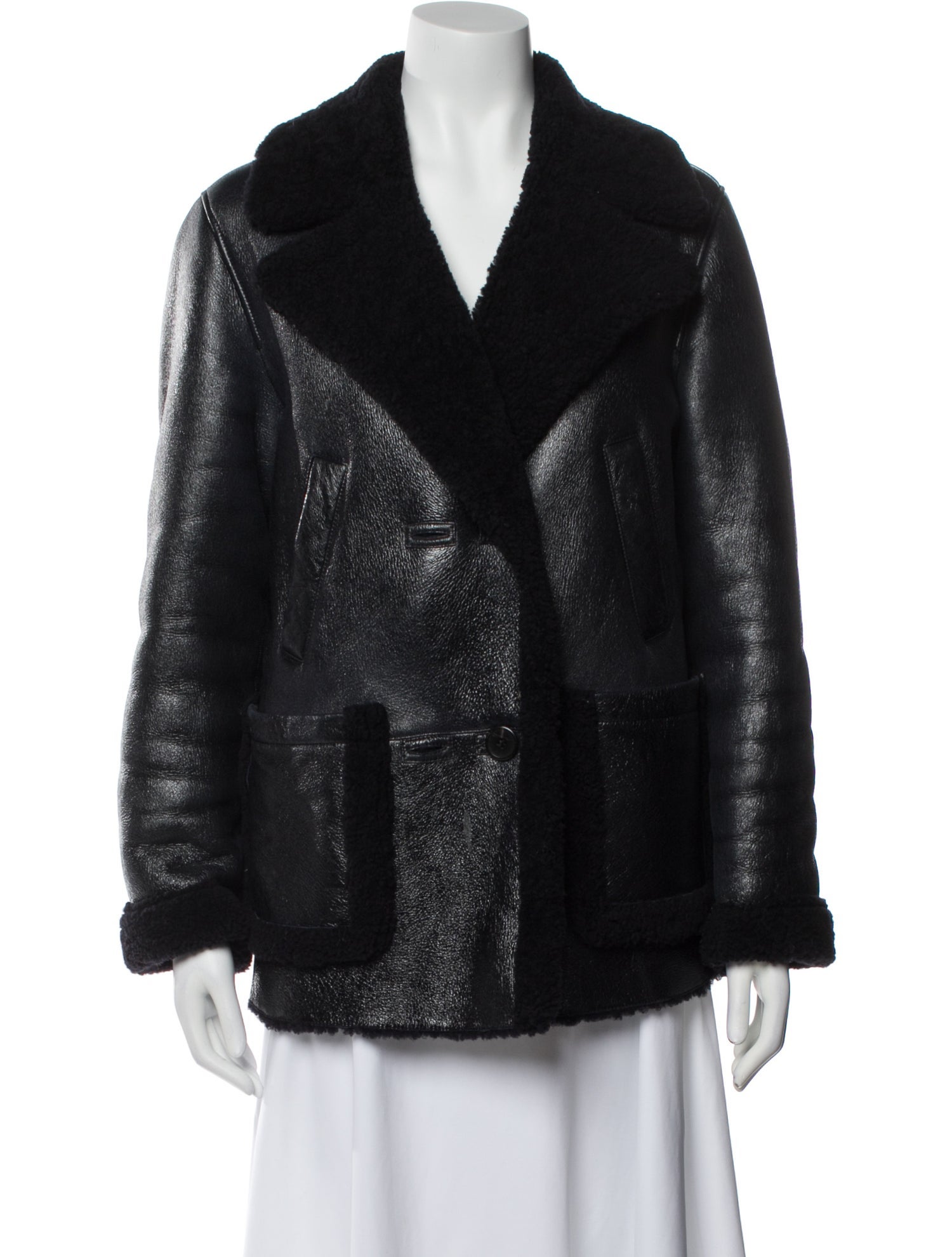 Theory Shearling Fur Coat