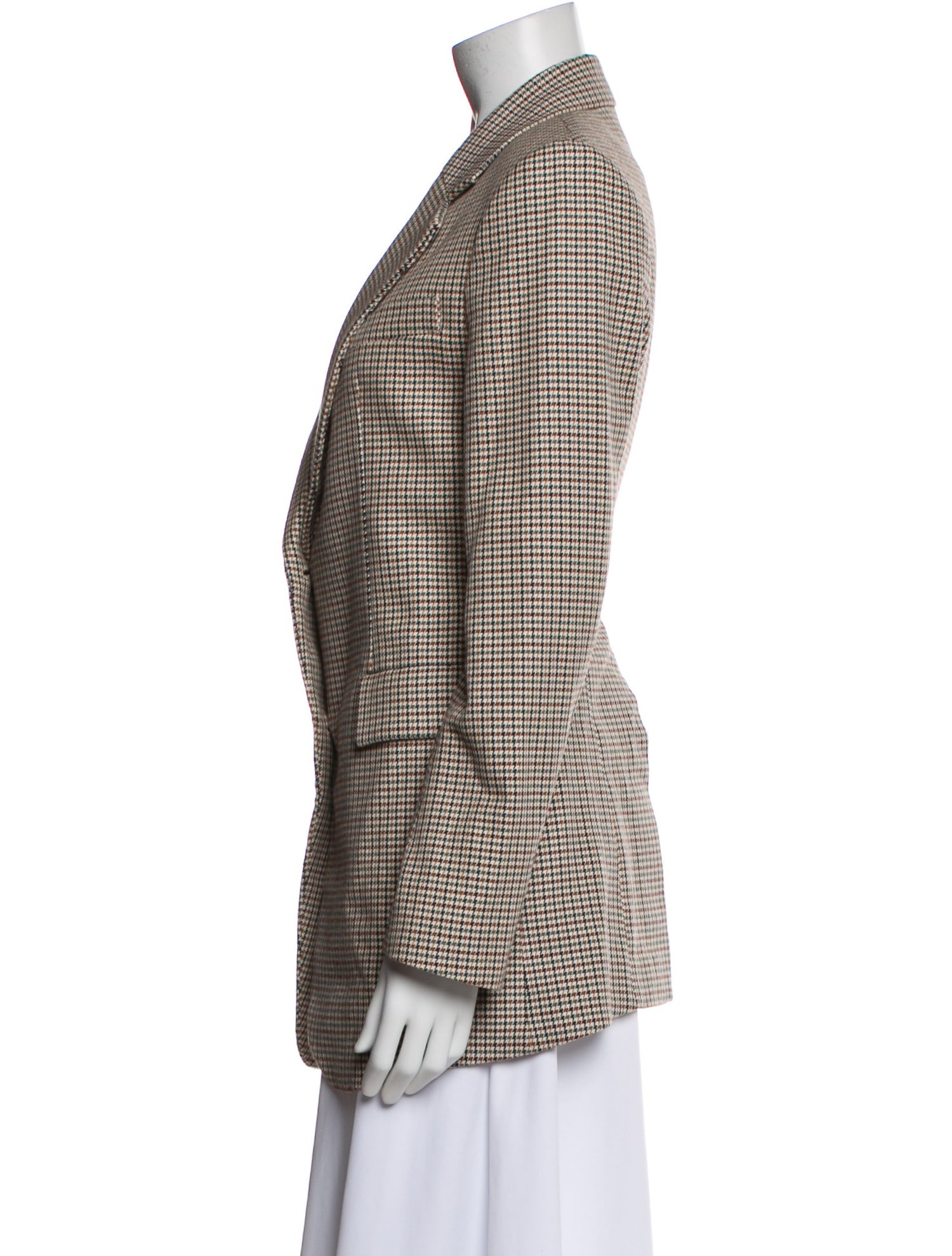 Theory Plaid Print Blazer