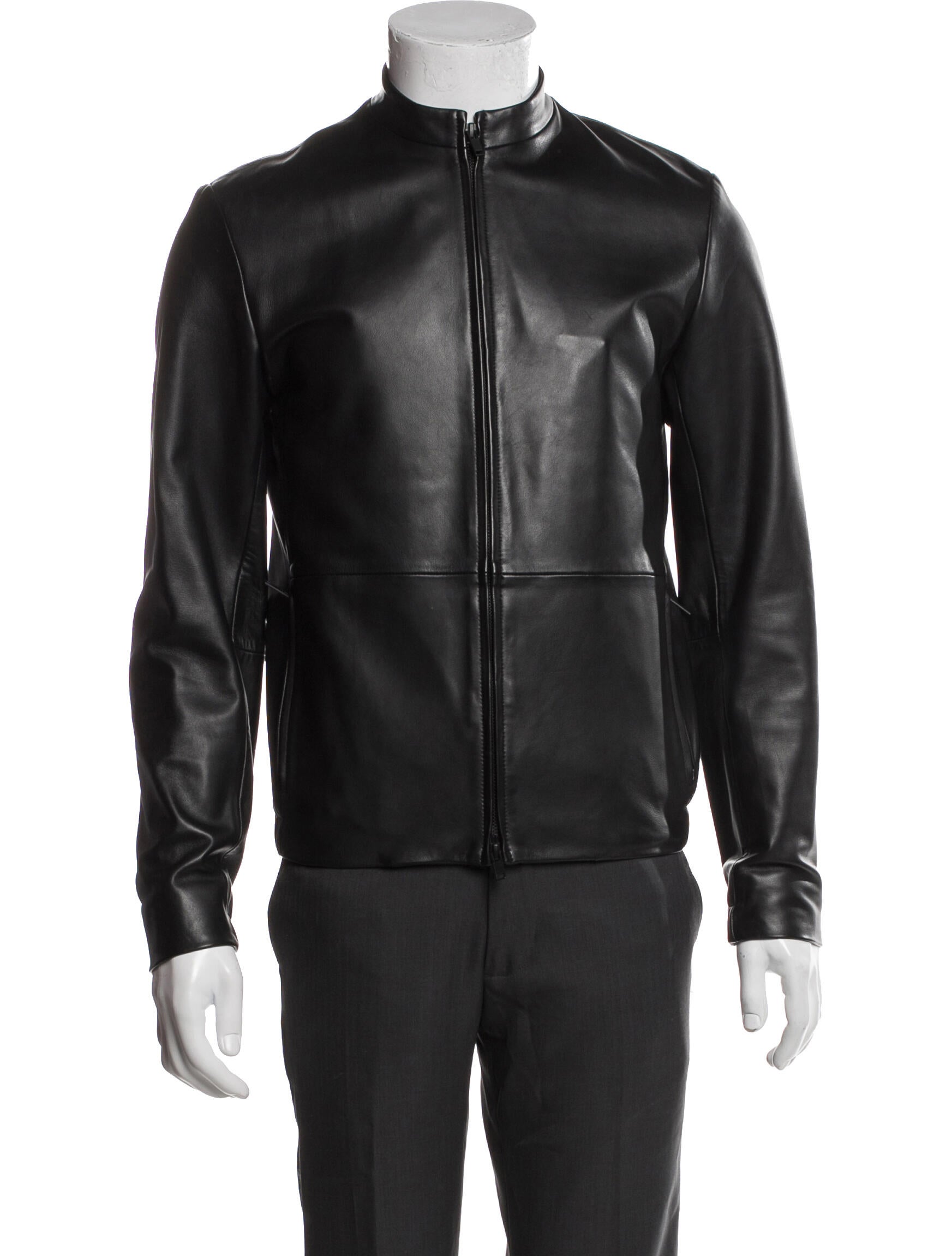 Theory Lamb Leather Moto Jacket