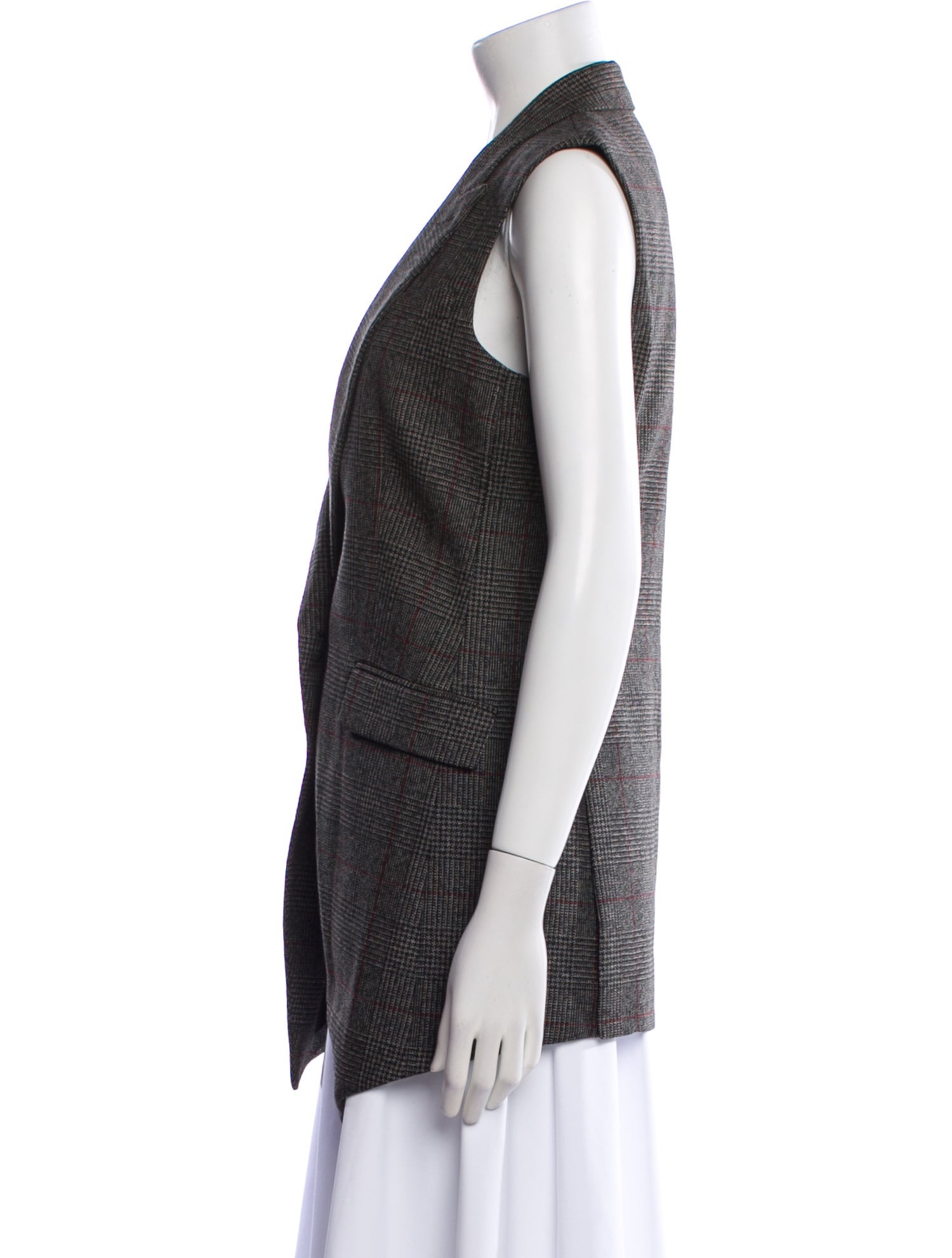 Theory Wool Striped Vest
