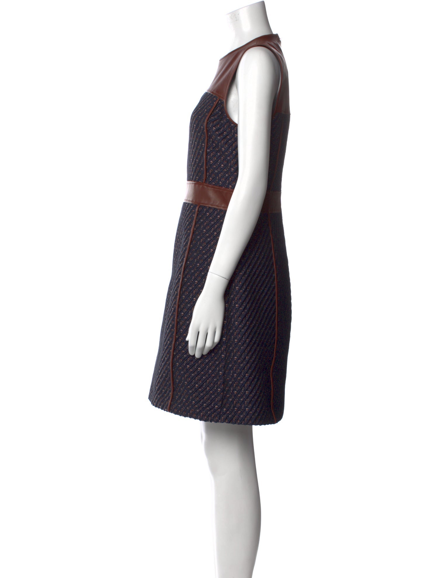 Theory Striped Knee-Length Dress