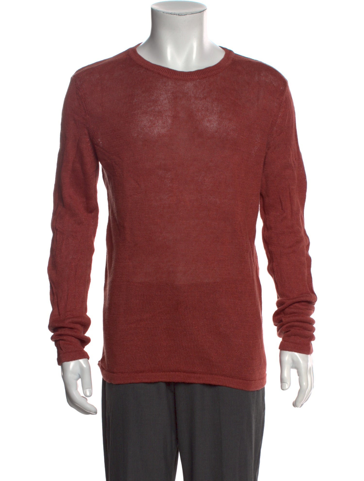 Theory Linen Crew Neck Pullover