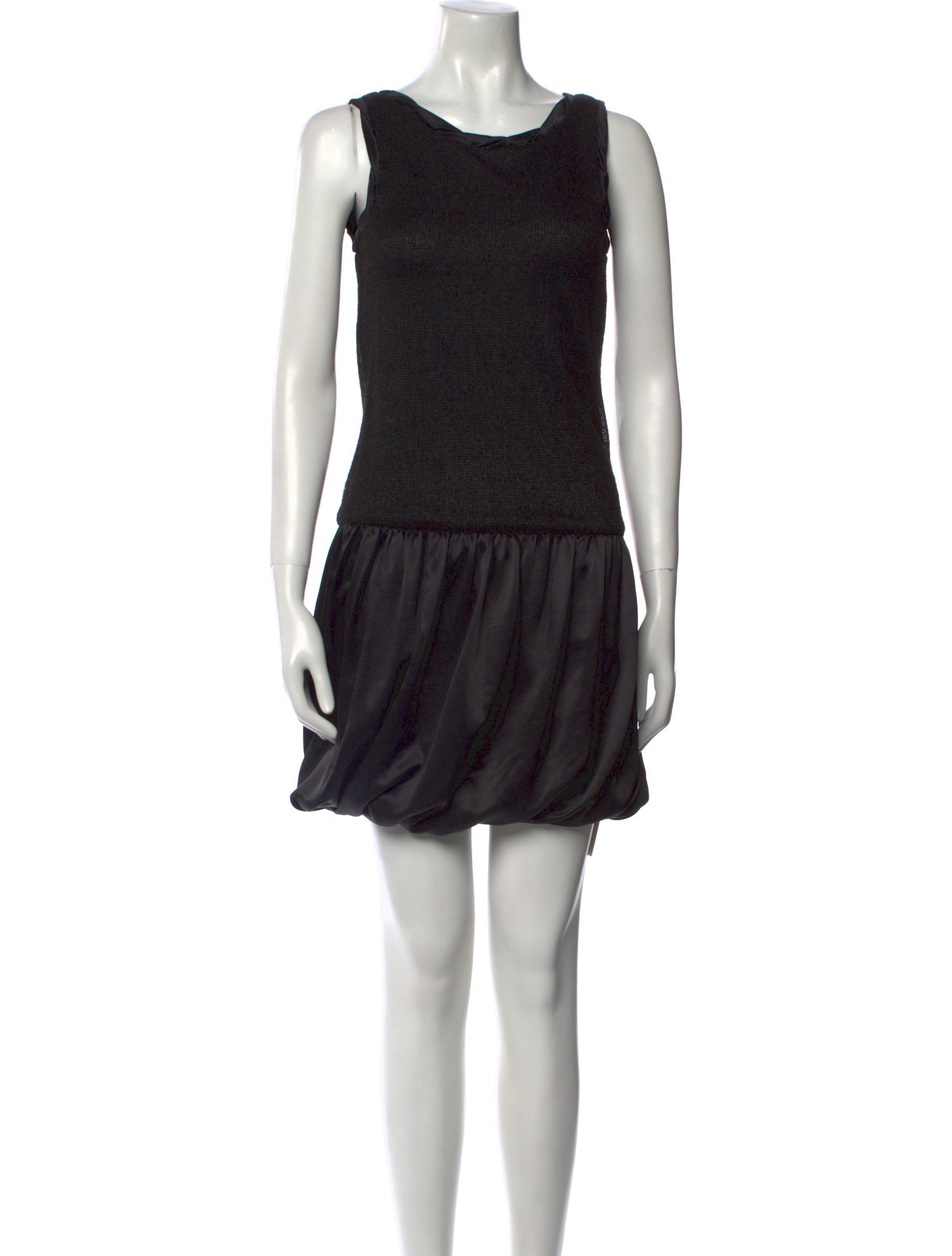 Theory Bateau Neckline Mini Dress