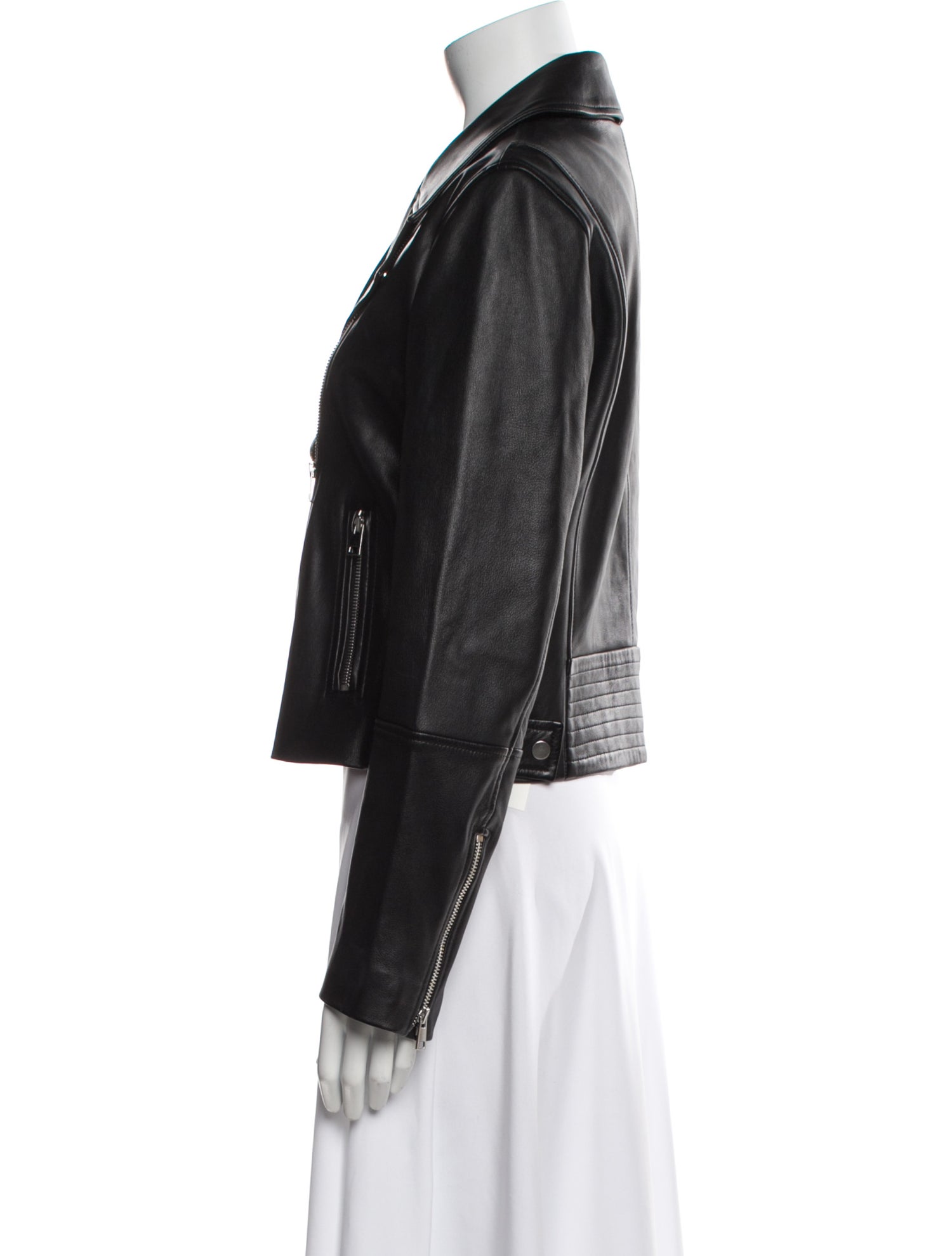 Theory Leather Biker Jacket