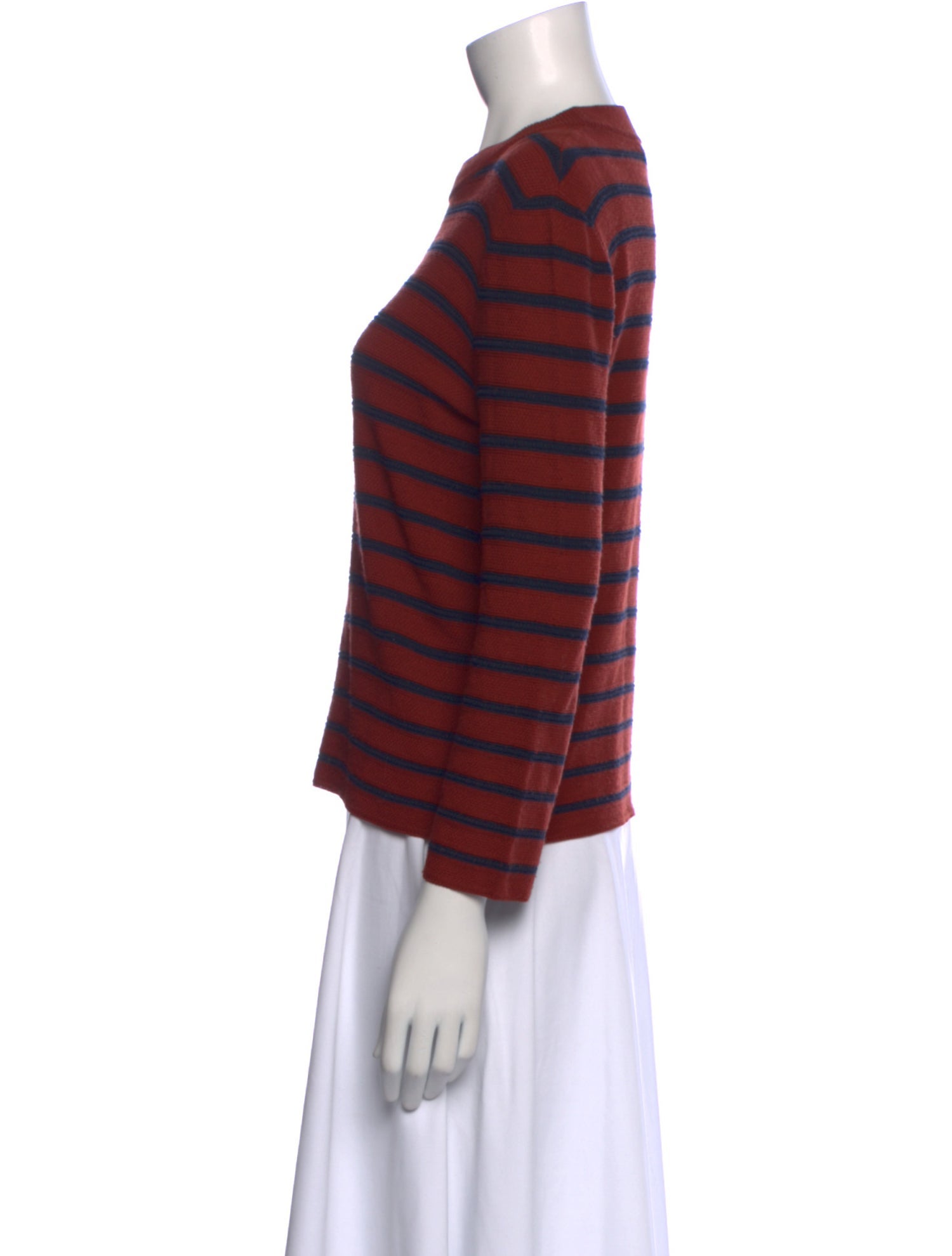 Theory Striped Crew Neck Sweater