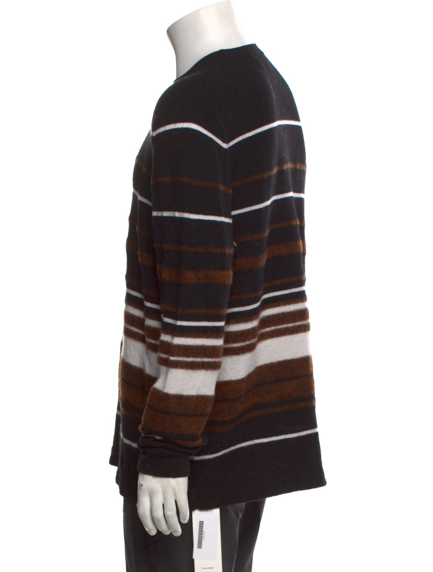 Theory Cashmere Striped Pullover