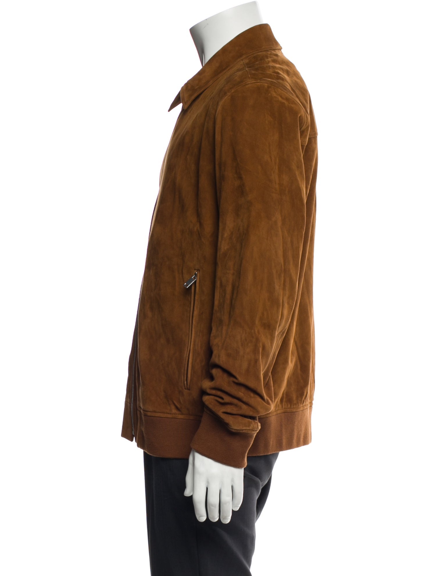 Theory Lamb Leather Bomber Jacket