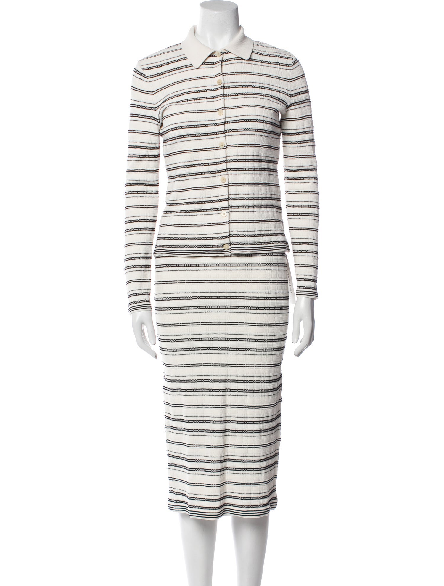 Theory Striped Dress Set