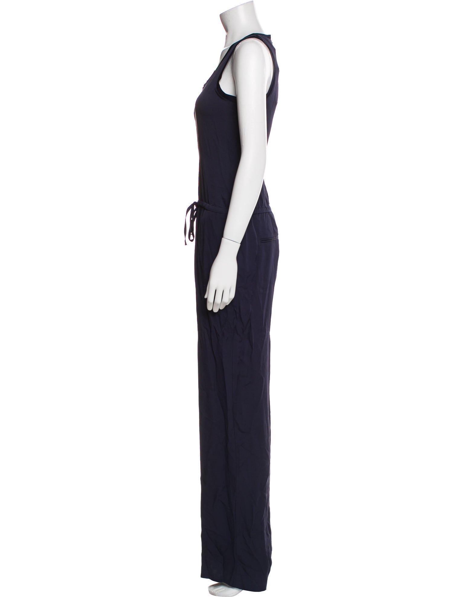 Theory Silk Scoop Neck Jumpsuit w/ Tags