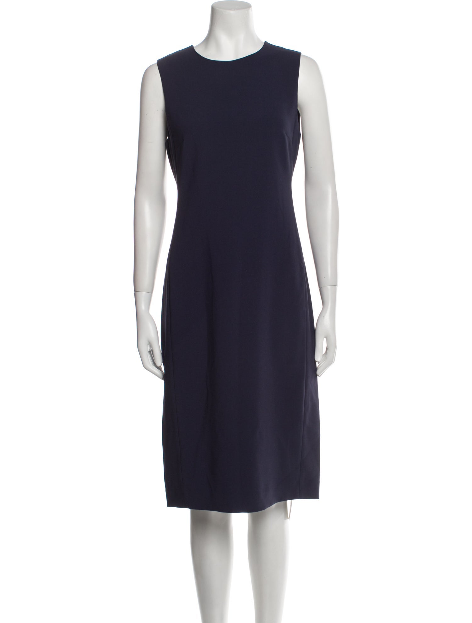 Theory Crew Neck Midi Length Dress