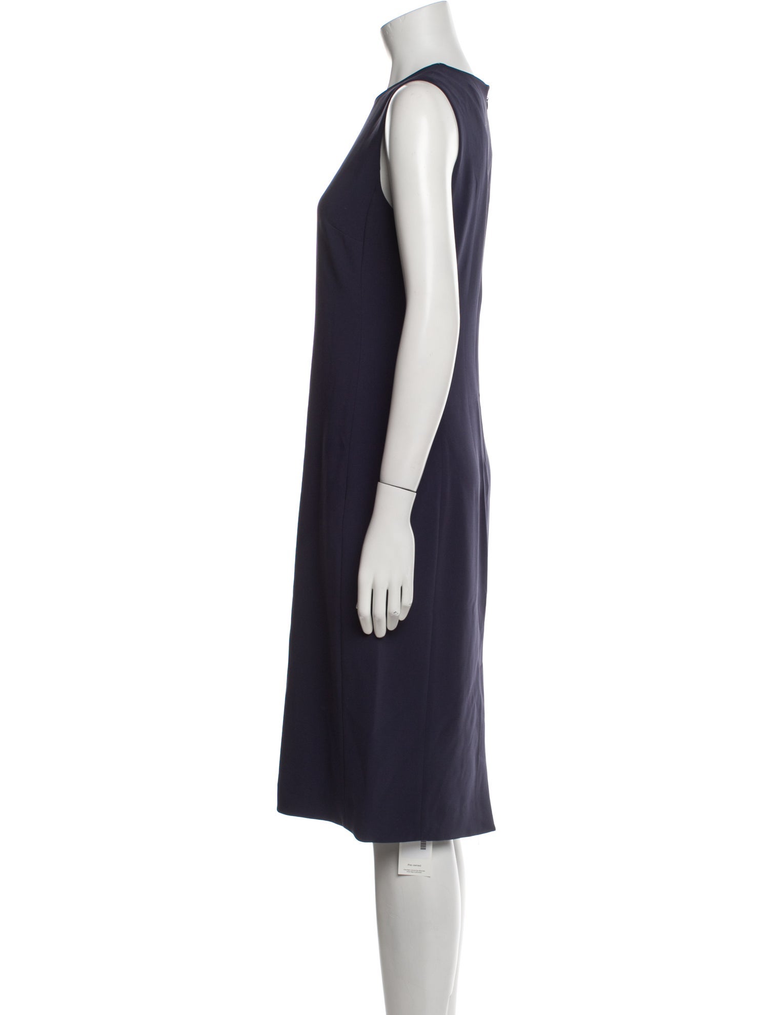 Theory Crew Neck Midi Length Dress