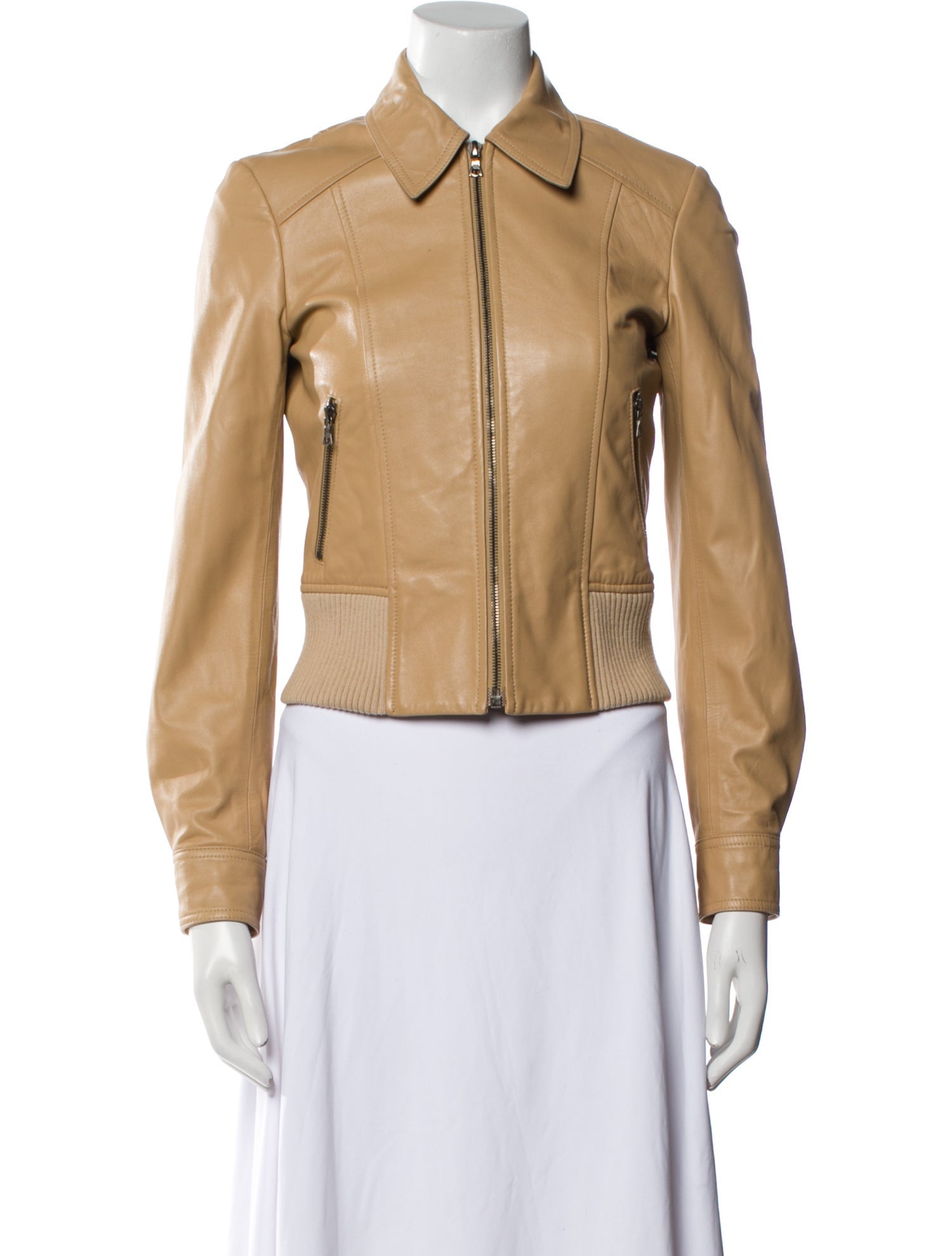 Theory Leather Biker Jacket