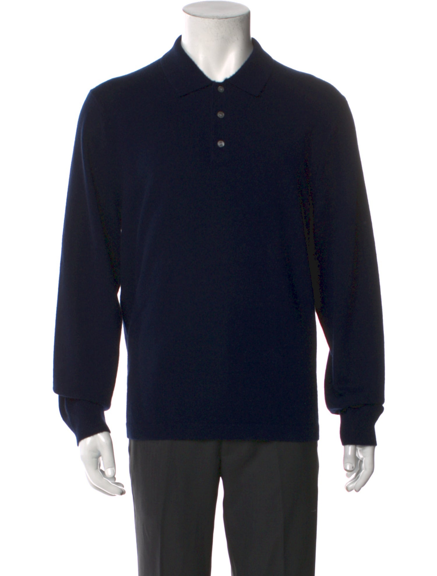 Theory Cashmere Collar Polo Sweater