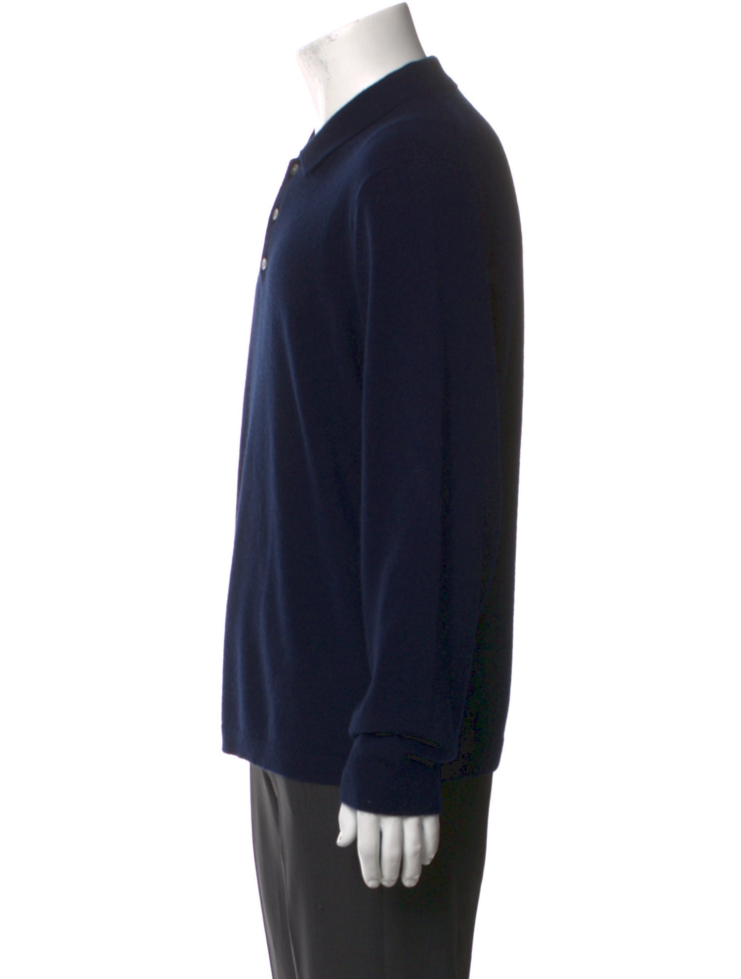 Theory Cashmere Collar Polo Sweater