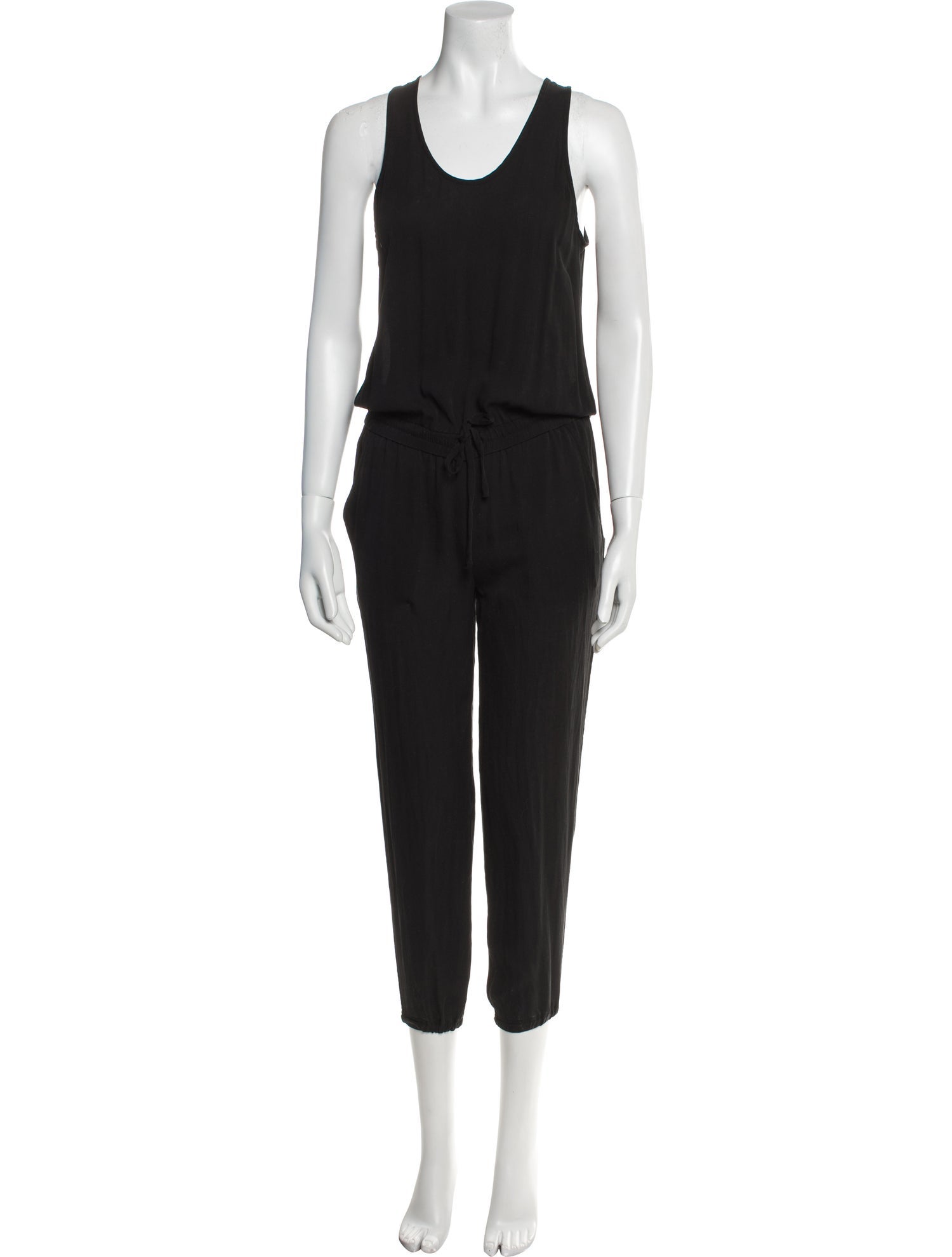 Theory Silk Scoop Neck Jumpsuit