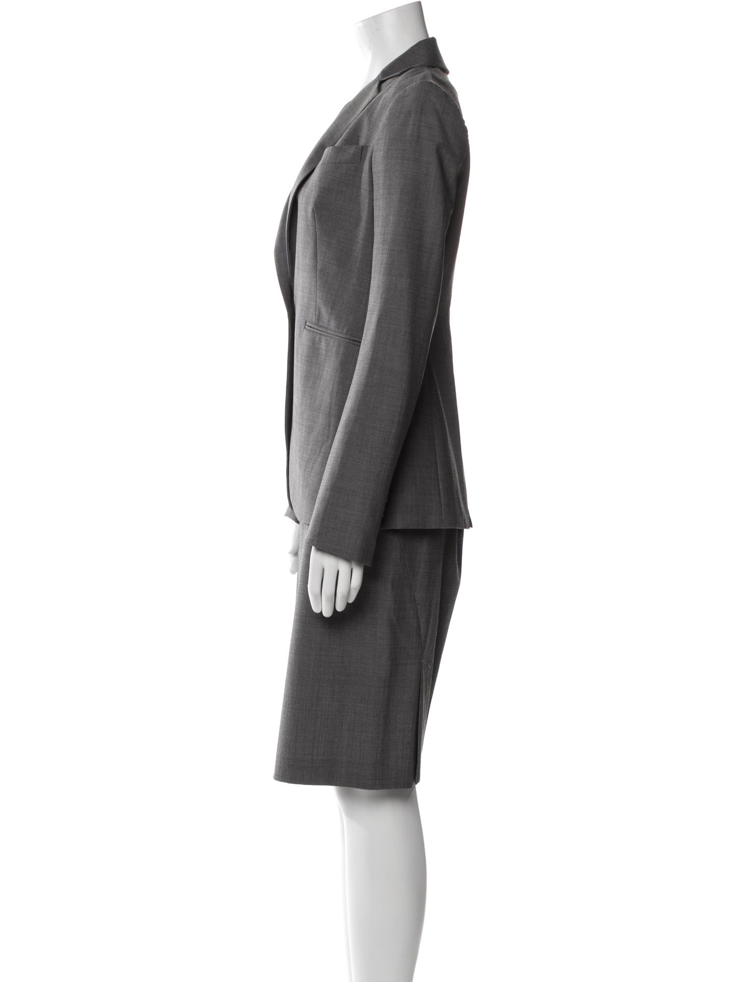 Theory Wool Skirt Suit